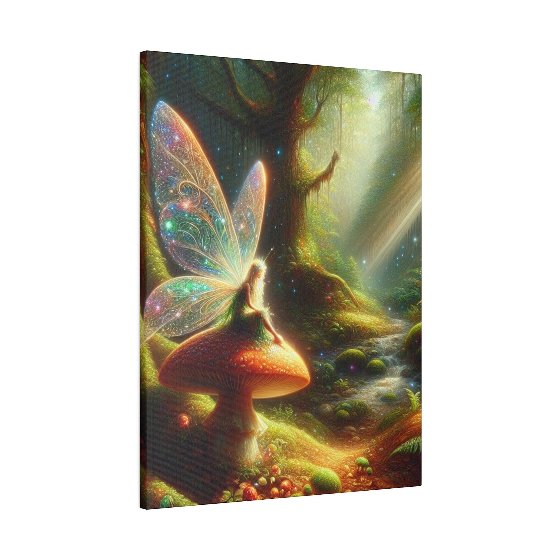 "Fairy Whispers Enchanted Canvas Wall Art" - The Alice Gallery