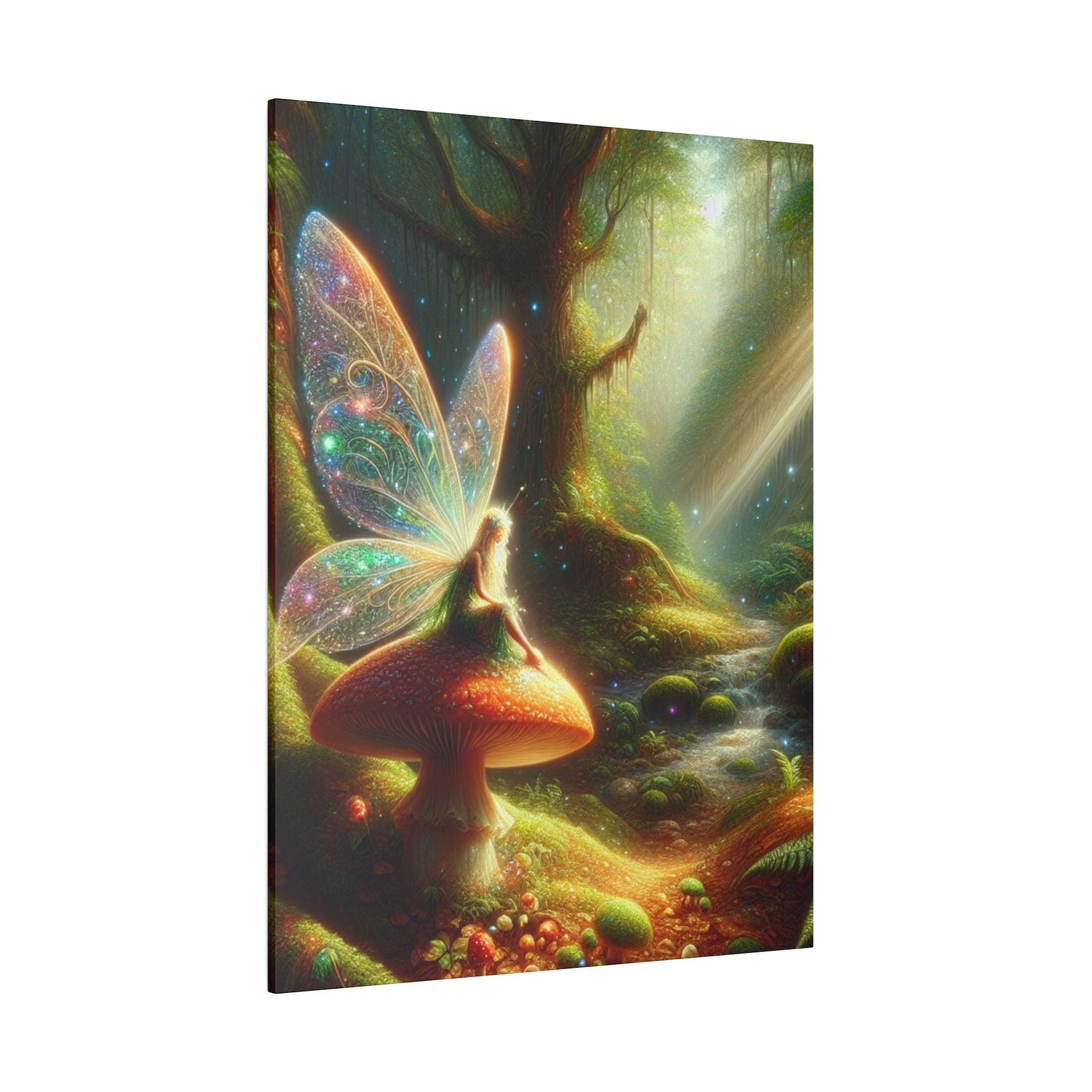 "Fairy Whispers Enchanted Canvas Wall Art" - The Alice Gallery