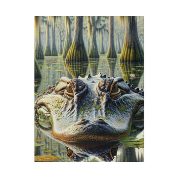 "AlligArtified - Exceptional Alligator Canvas Wall Art"