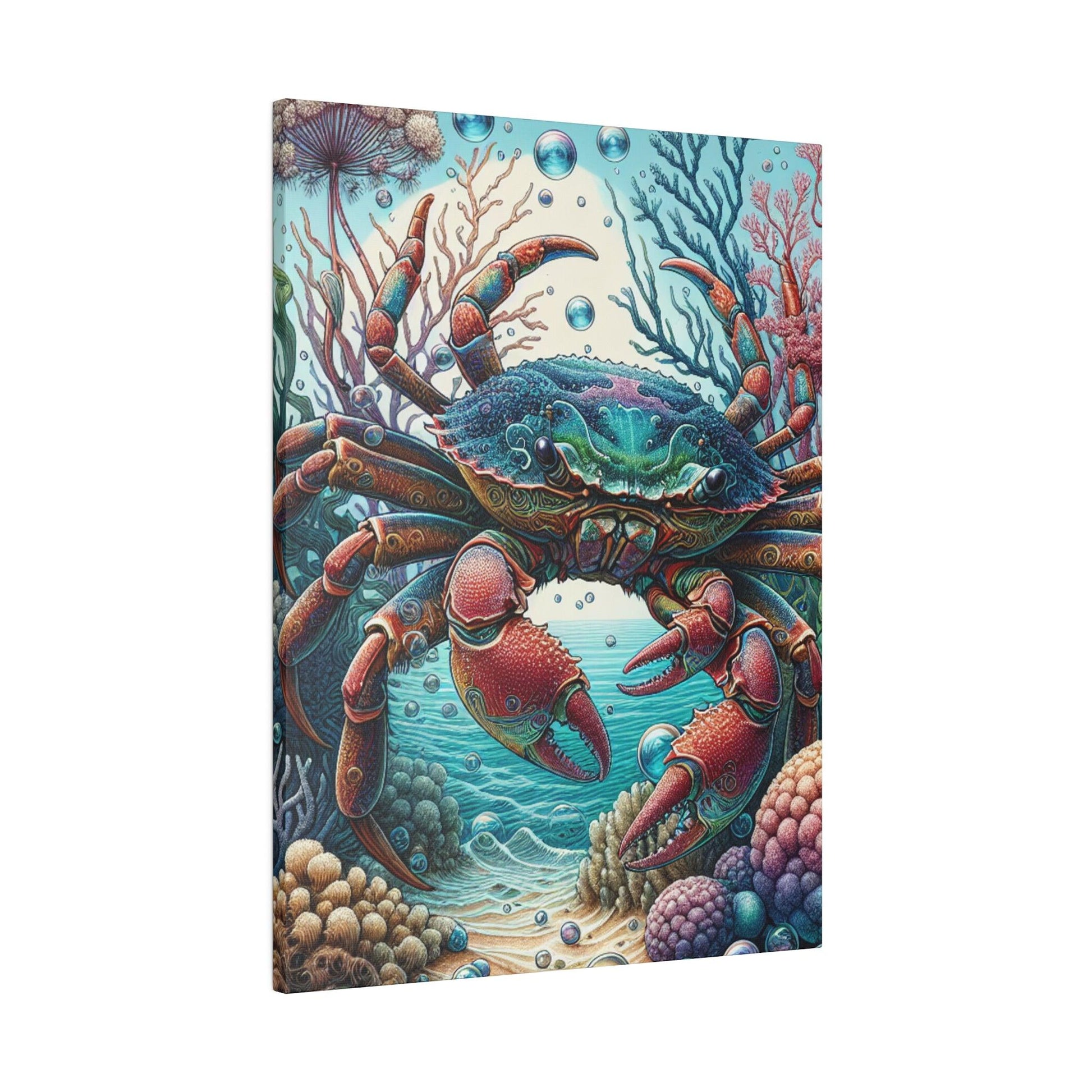 "Crab Couture Canvas Creations" - Canvas - The Alice Gallery