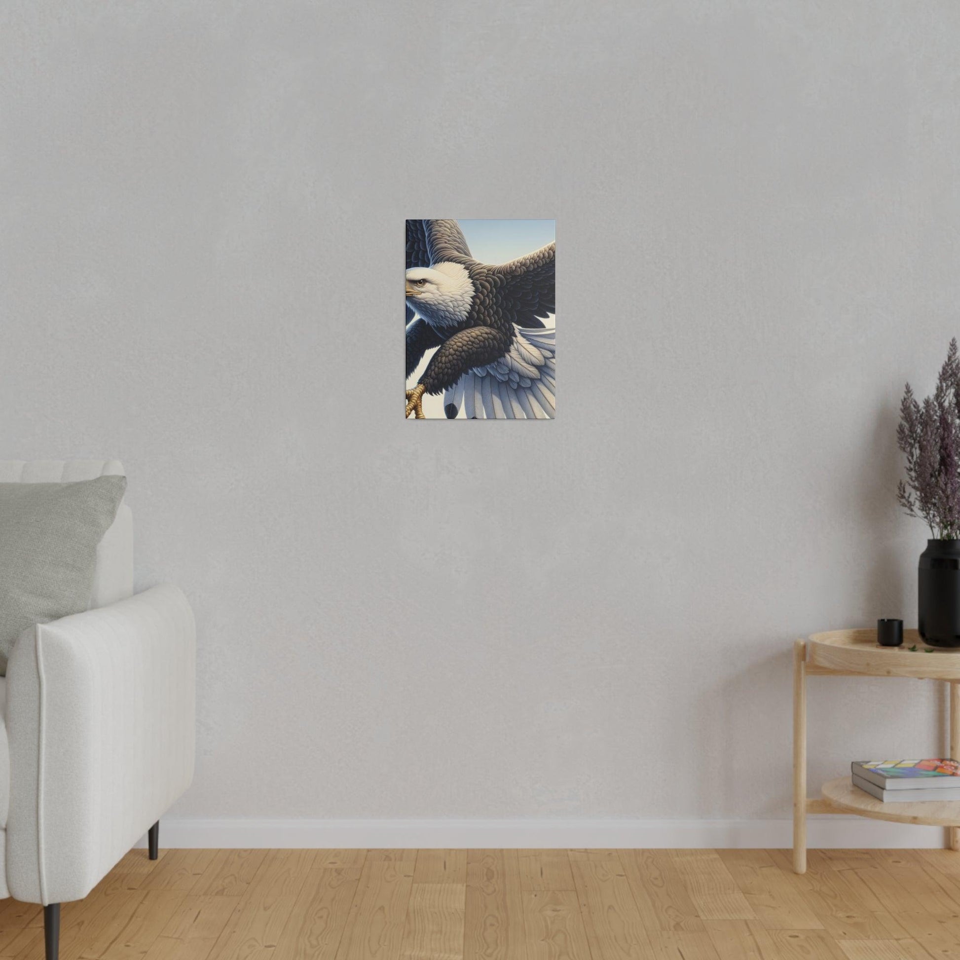 "Eagle Skyline Majestic Canvas Wall Art" - The Alice Gallery