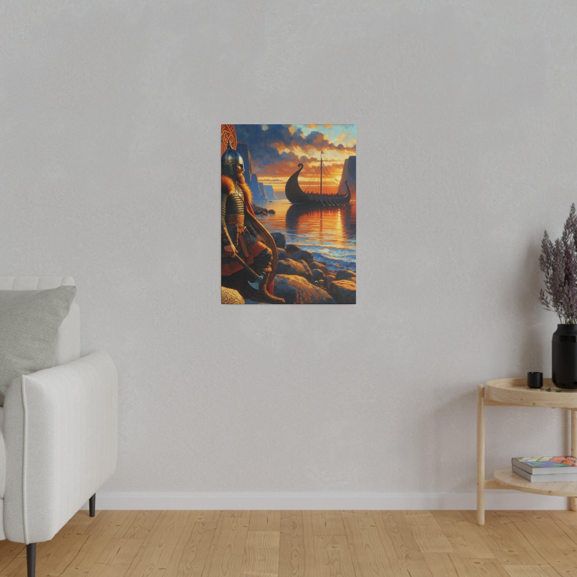 "Viking Majesty: Captivating Canvas Wall Art" - The Alice Gallery