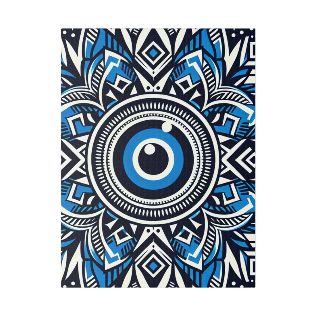 "Evil Eye Allure: The Mystical Canvas Wall Art" - Canvas - The Alice Gallery