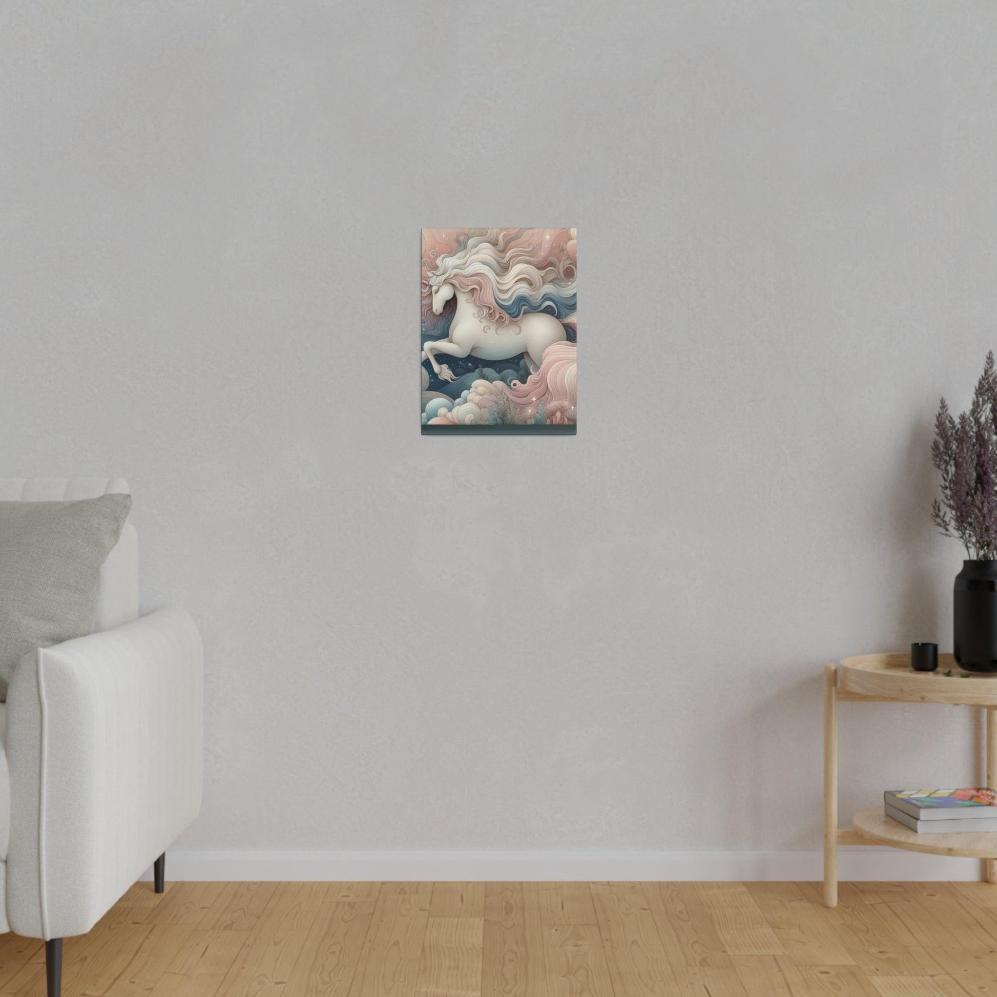 "Unicorn Enchantment: Dreamy Canvas Wall Art" - Canvas - The Alice Gallery