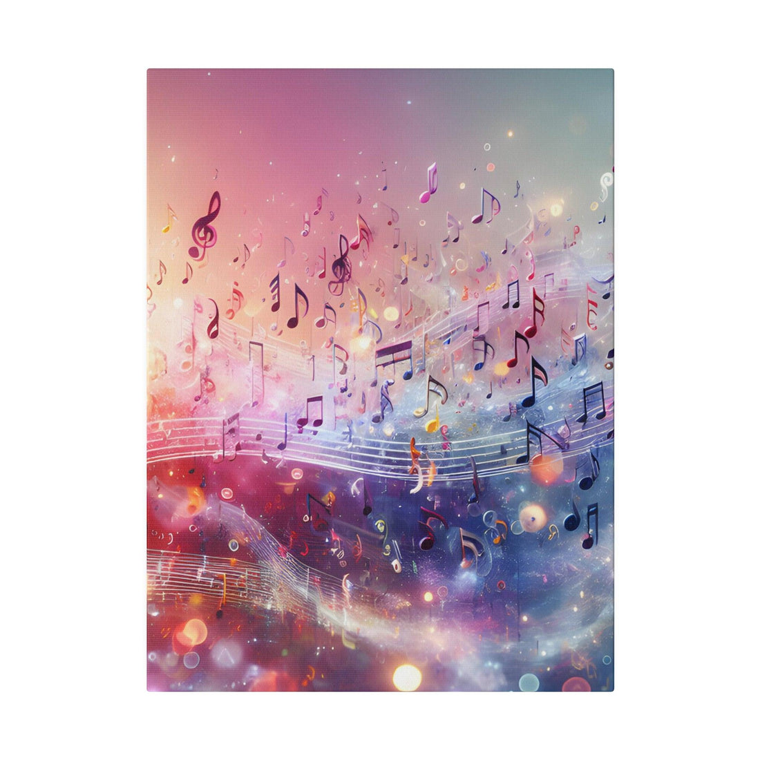 "Melodic Harmony Music Note Canvas Art" - The Alice Gallery