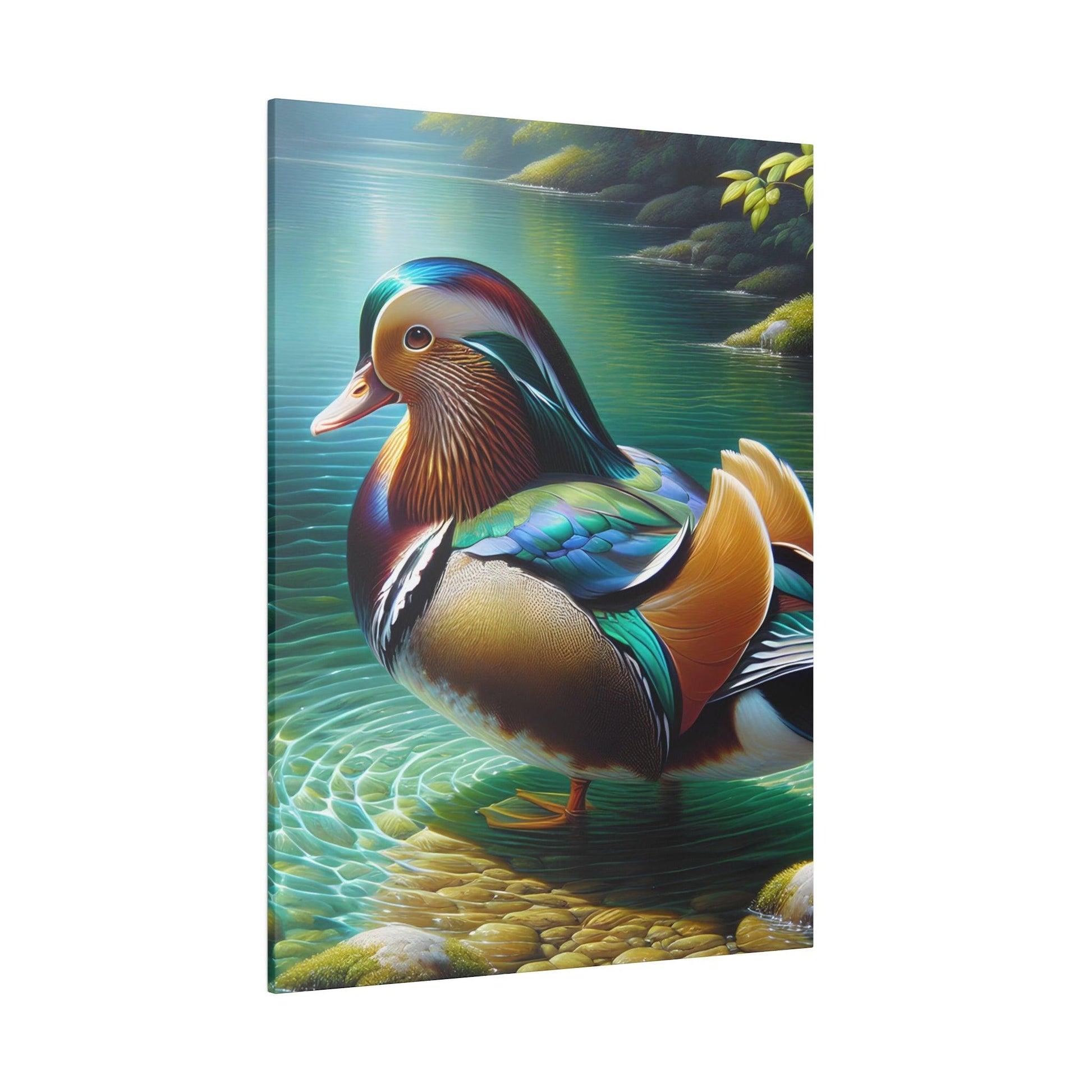 "Duck Majesty: A Canvas Wall Art Masterpiece" - The Alice Gallery