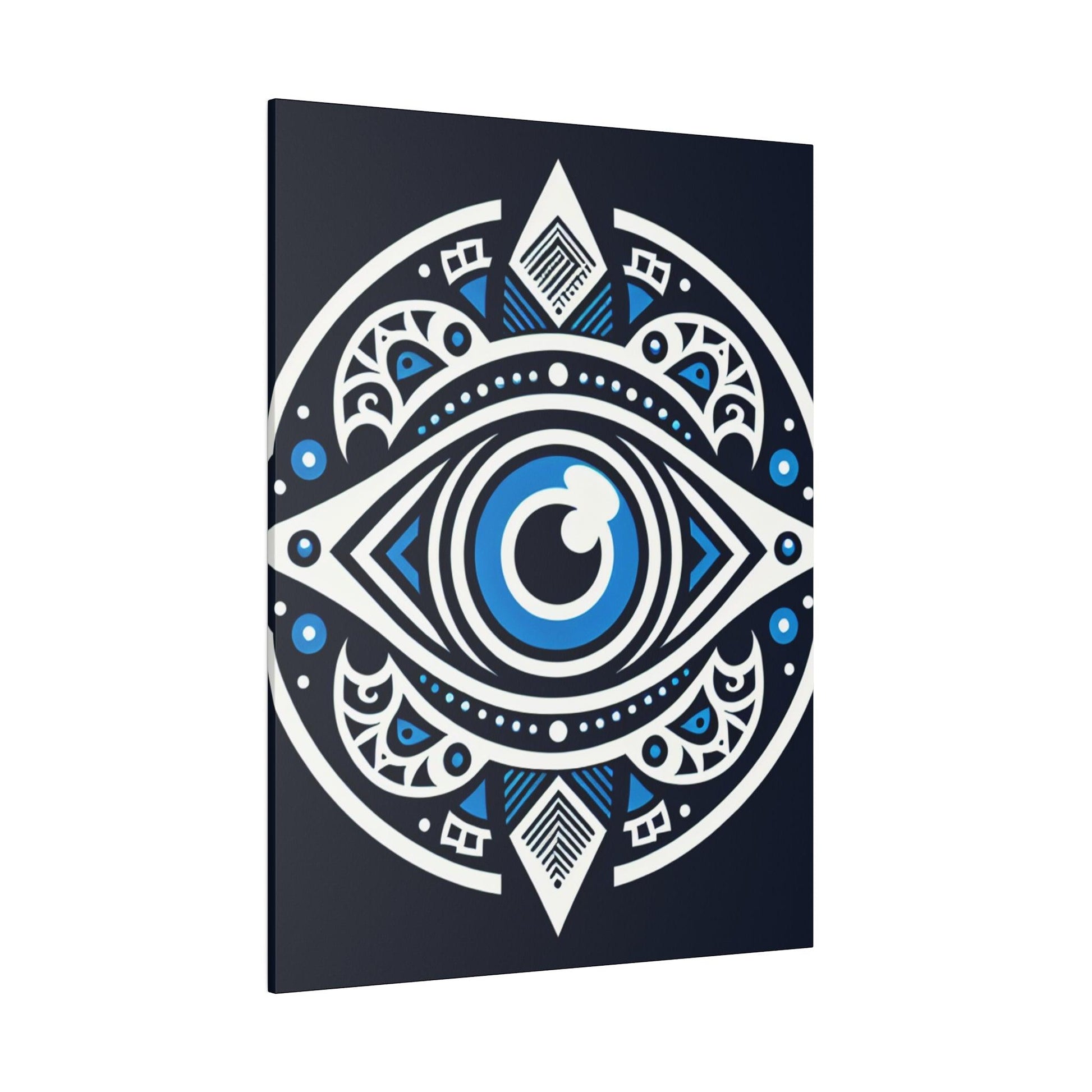 "Enchanting Vision: Evil Eye Canvas Wall Art" - Canvas - The Alice Gallery