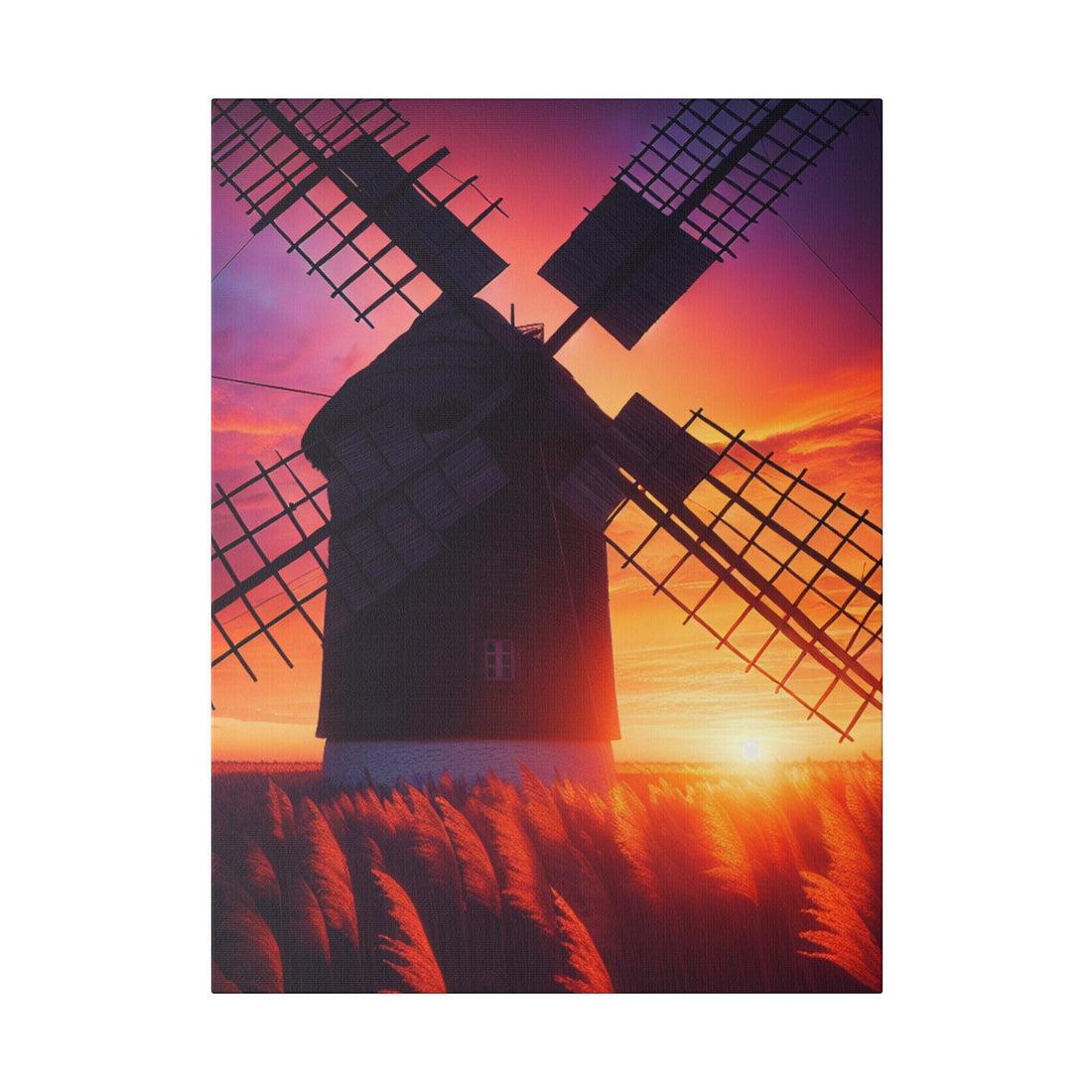"Windmill Whispers - Canvas Wall Art" - The Alice Gallery
