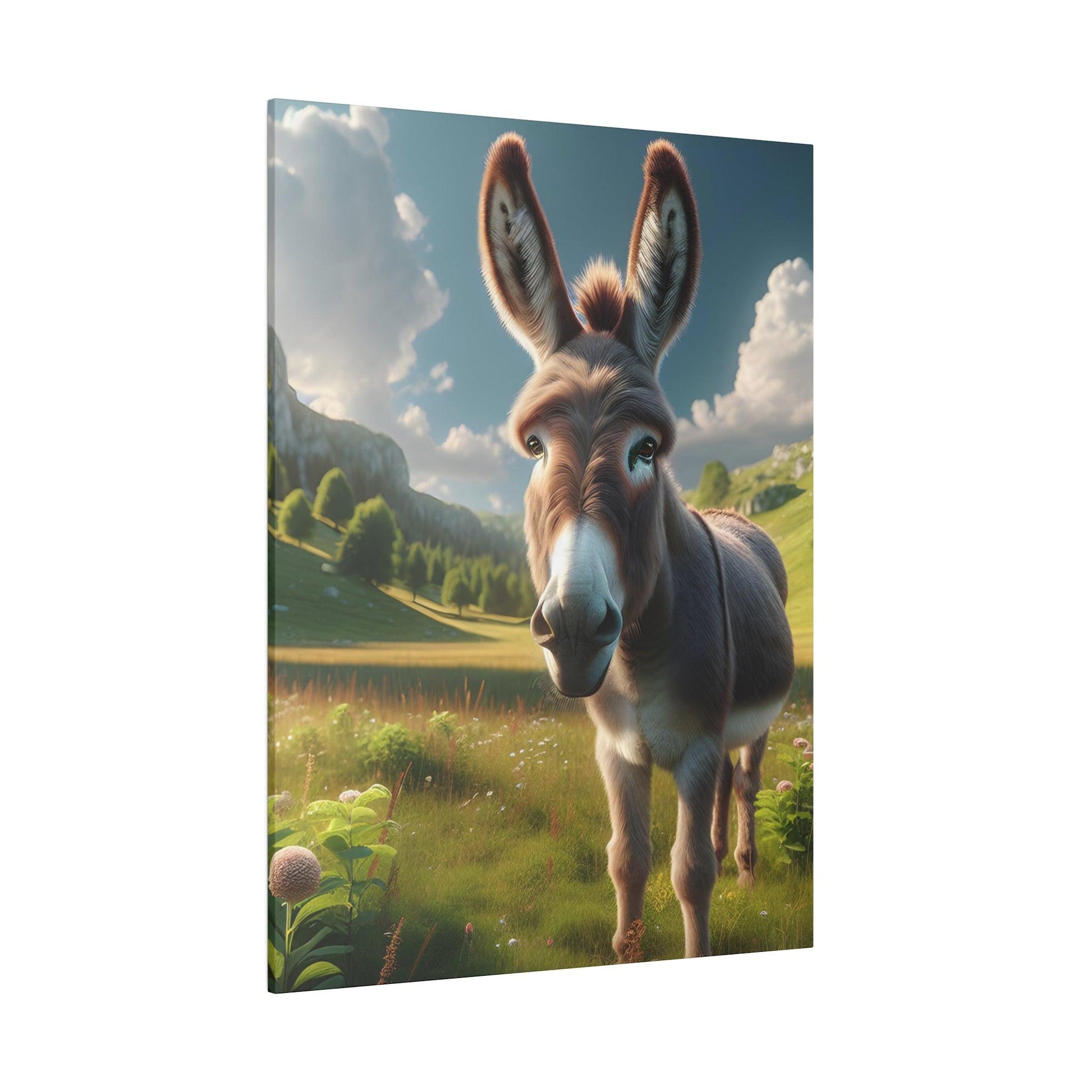 "Brayer's Bazaar: The Eclectic Donkey Canvas Art Collection" - The Alice Gallery