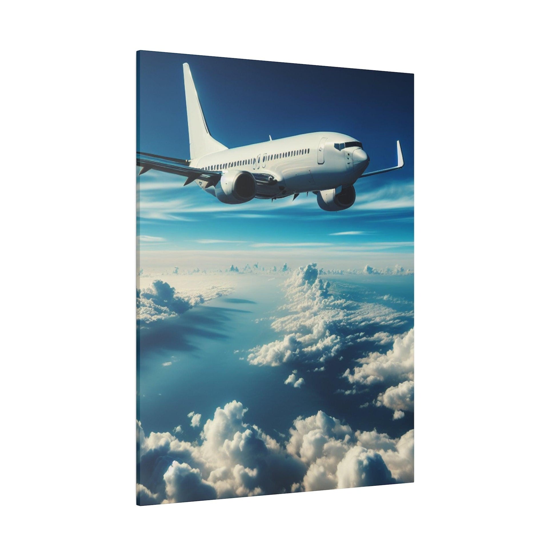 "Skybound Impressions: Airplane Canvas Wall Art" - The Alice Gallery