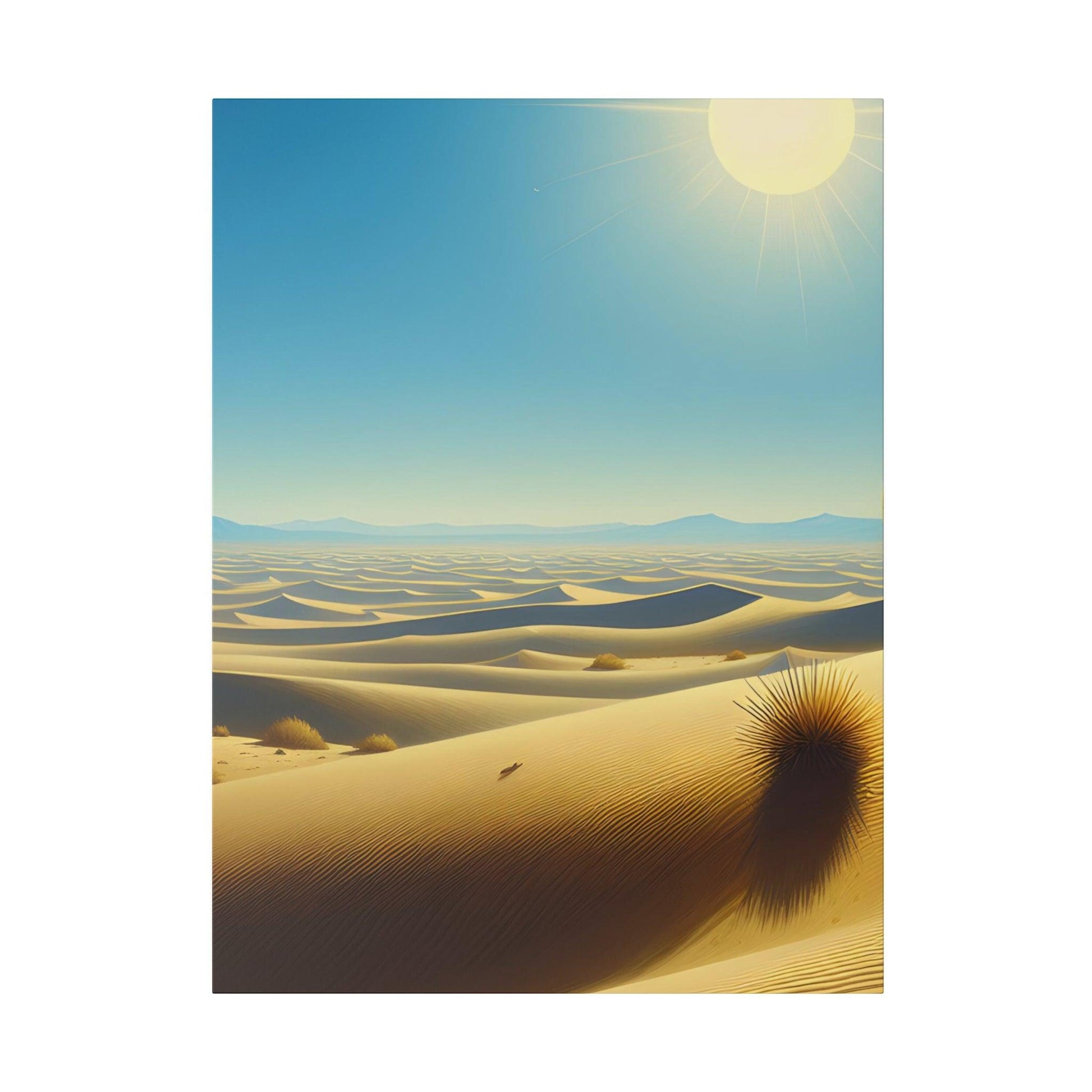 "Desert Mirage: Stunning Canvas Wall Art" - The Alice Gallery