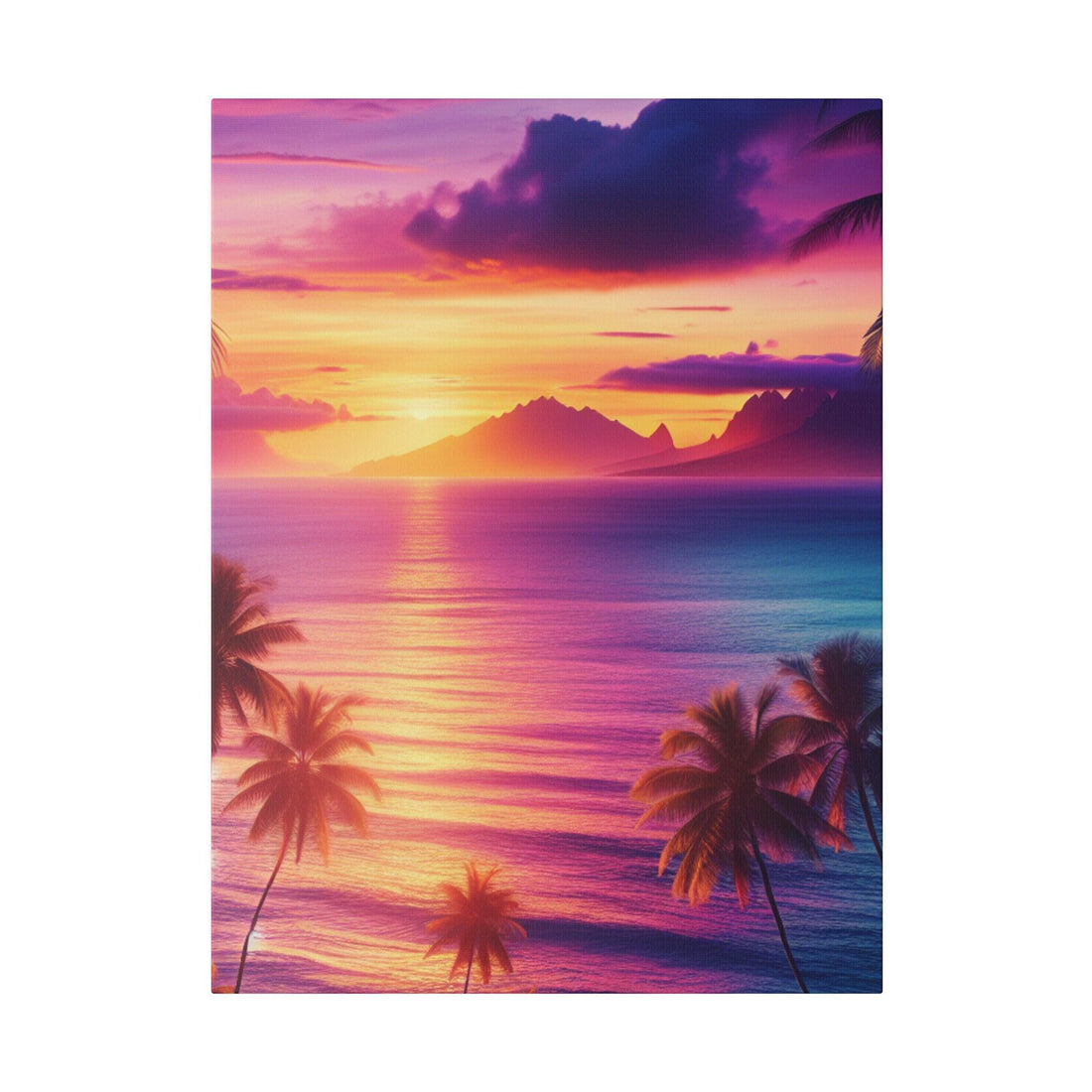 "Hawaii Serenity Bliss Canvas Wall Art" - Canvas - The Alice Gallery