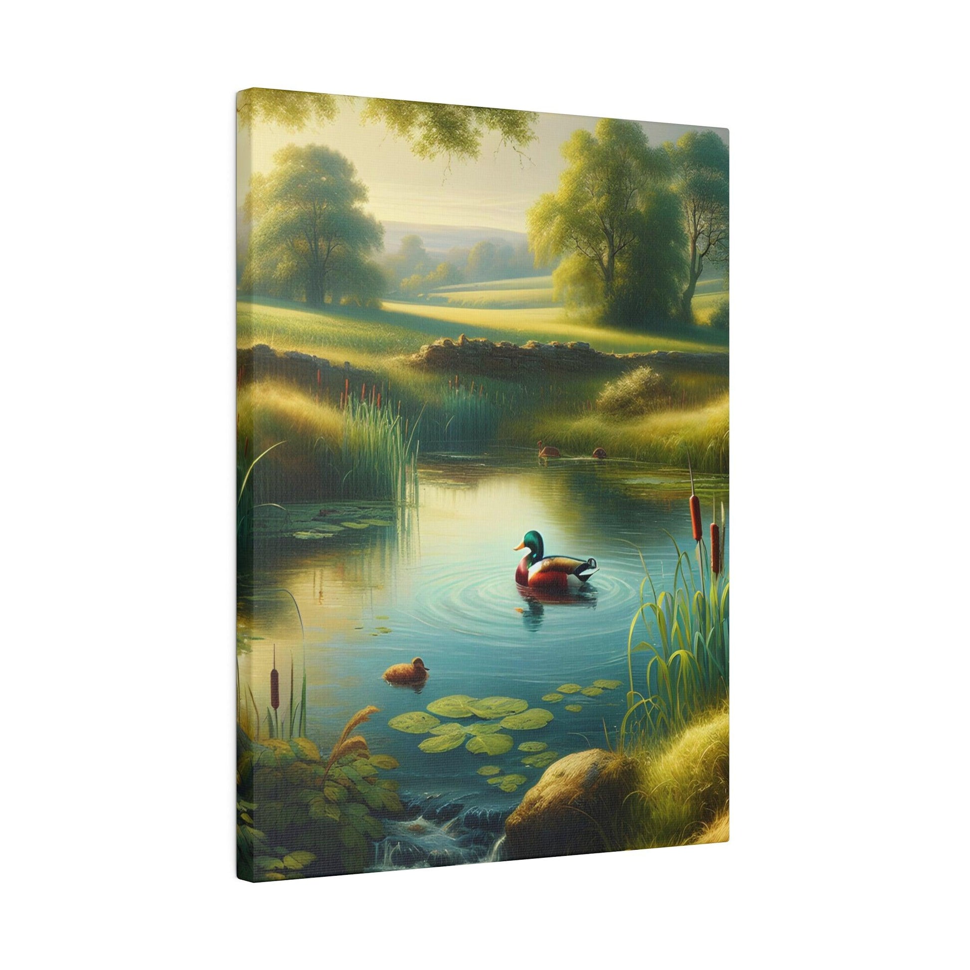 "Duck Delight: Captivating Canvas Wall Art" - The Alice Gallery