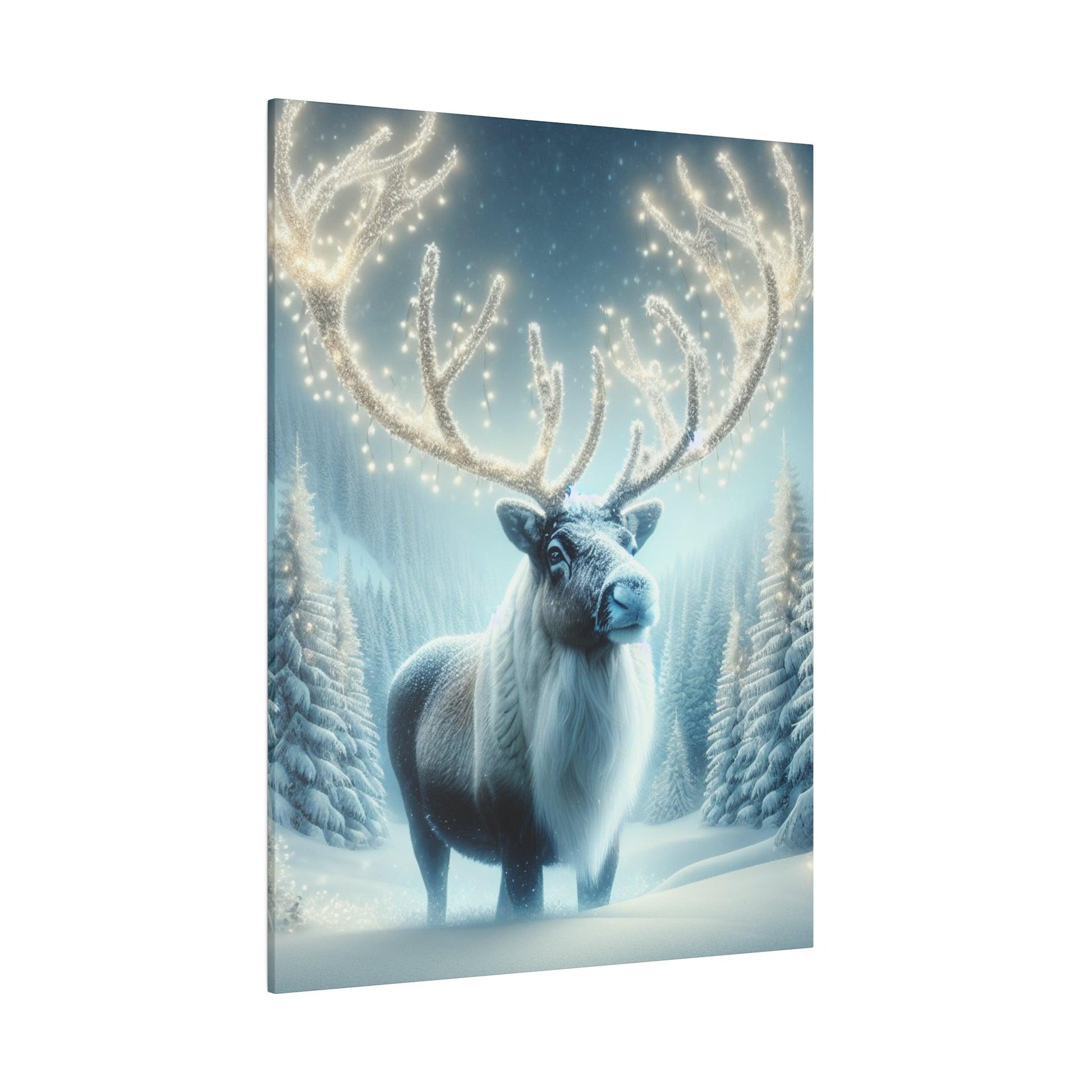 "Mystical Reindeer Voyage - Canvas Wall Art" - The Alice Gallery