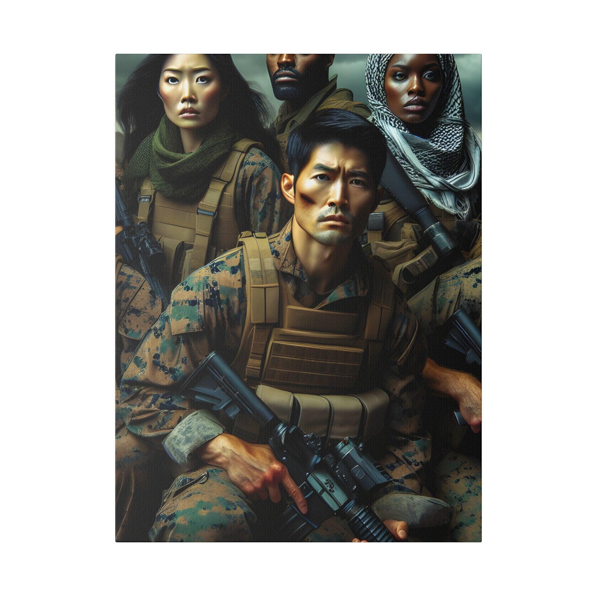 "Valor of the Marine Corp: A Canvas Tribute" - The Alice Gallery