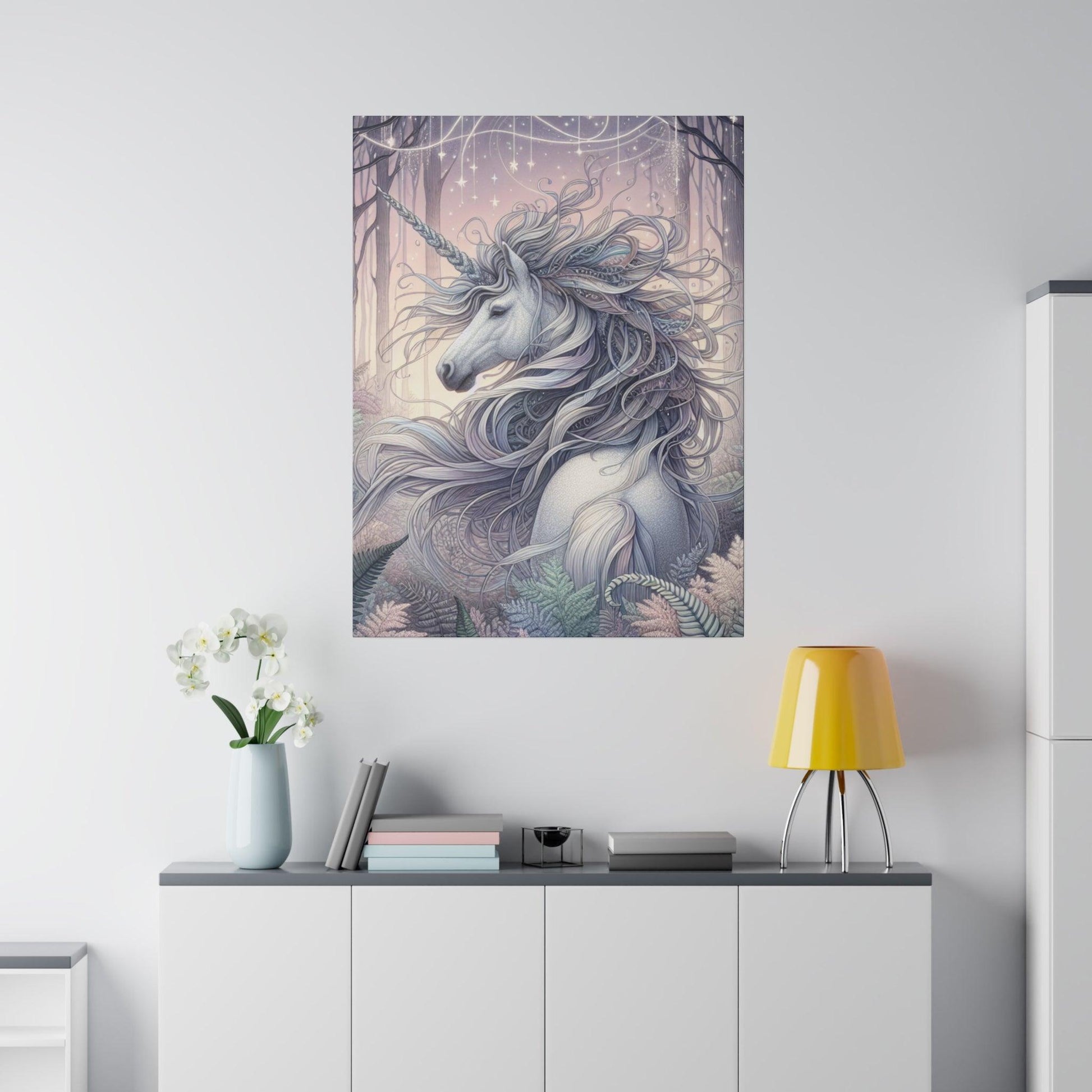 "Unicorn Enchantment: A Surreal Canvas Wall Art Collection" - Canvas - The Alice Gallery