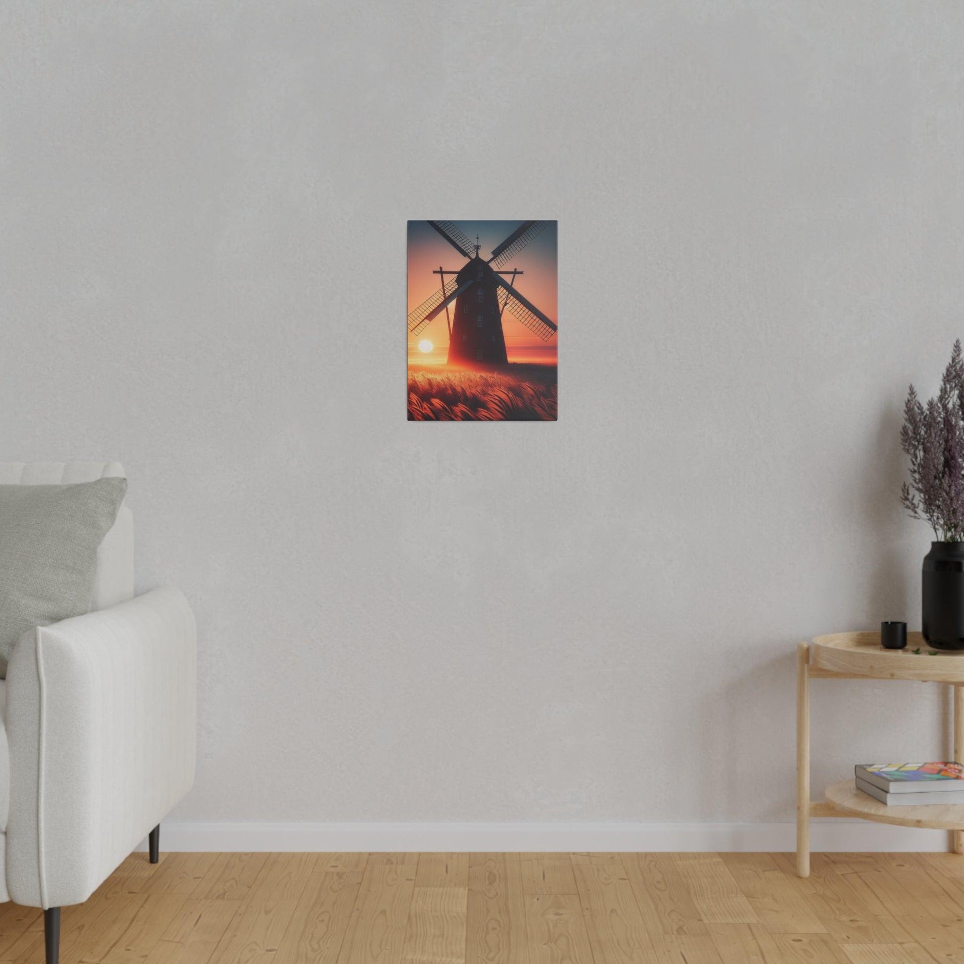 "Whispering Windmill Wonder Canvas Wall Art" - The Alice Gallery