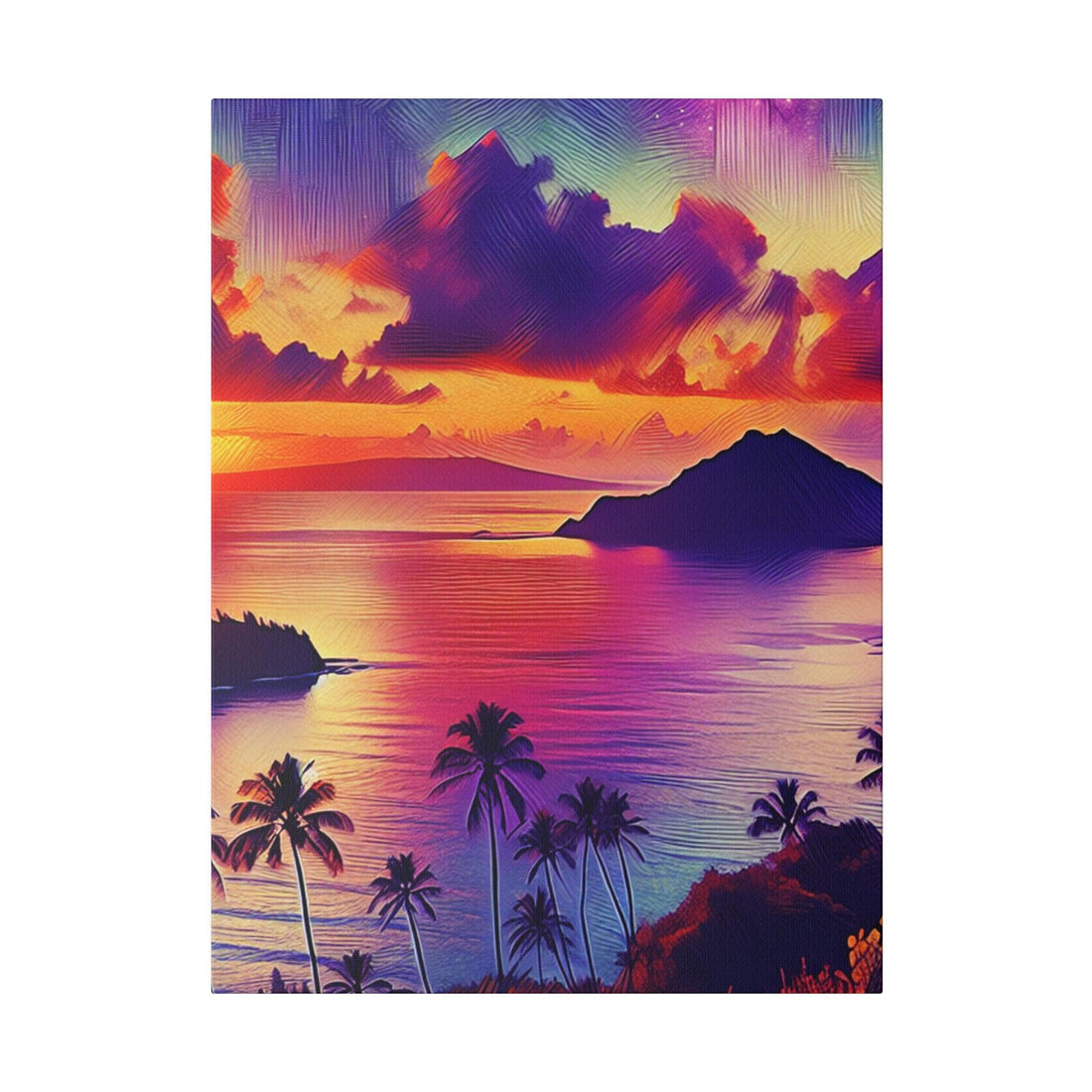 "Hawaii Haven: Serenity in Canvas Wall Art" - Canvas - The Alice Gallery