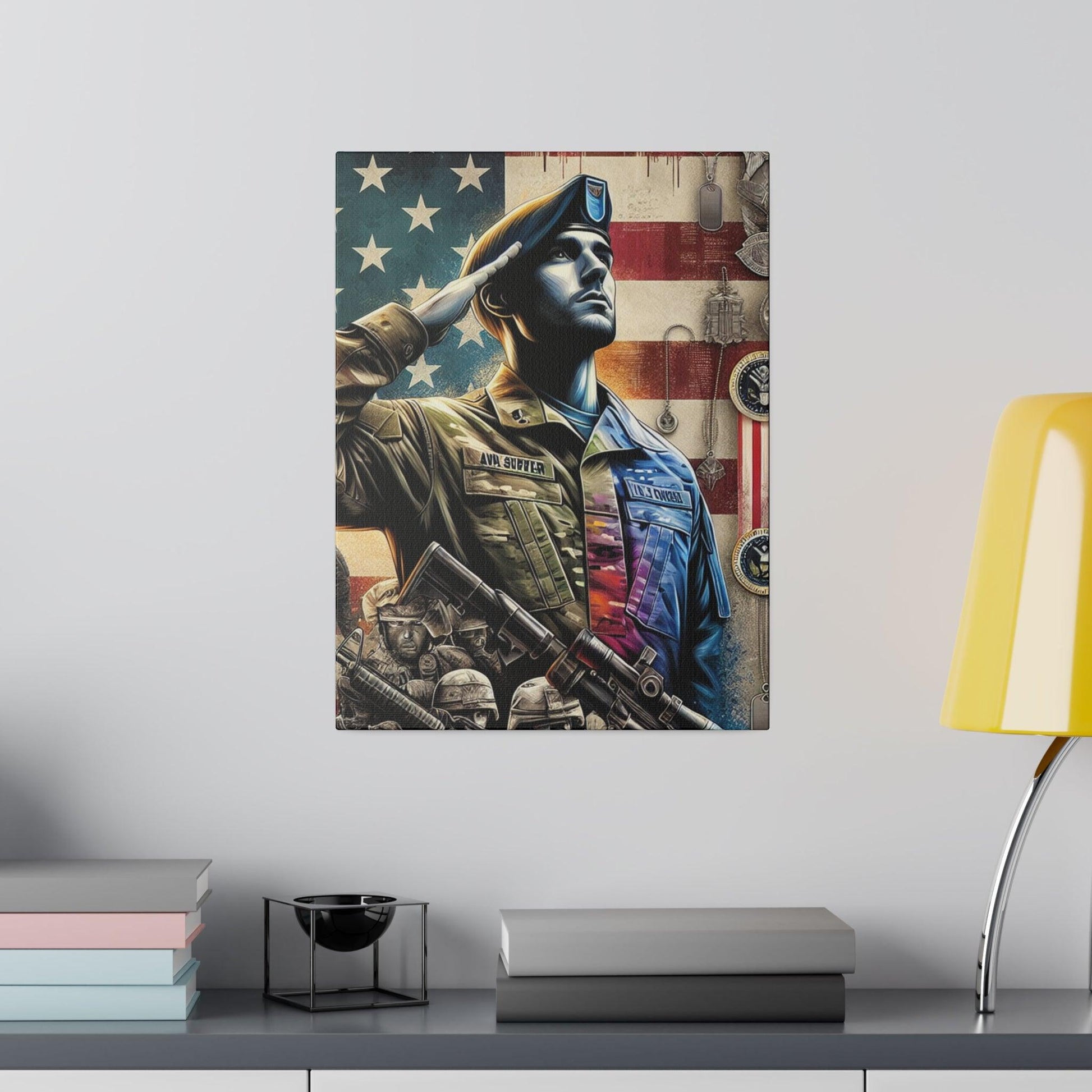 "Military Majesty: Canvas Wall Art" - The Alice Gallery