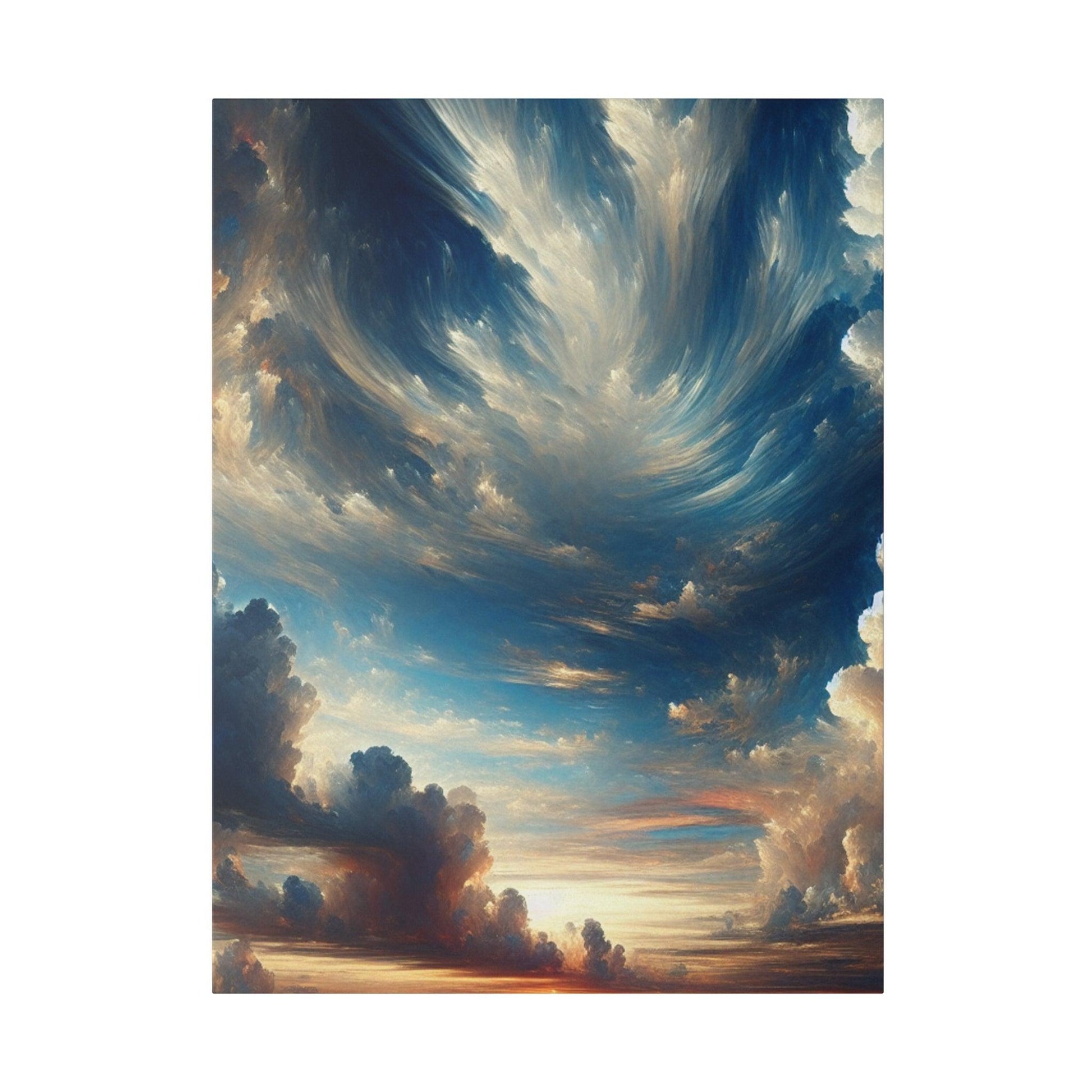 "Clouded Cascades: A Serene Symphony in Sky" - The Alice Gallery