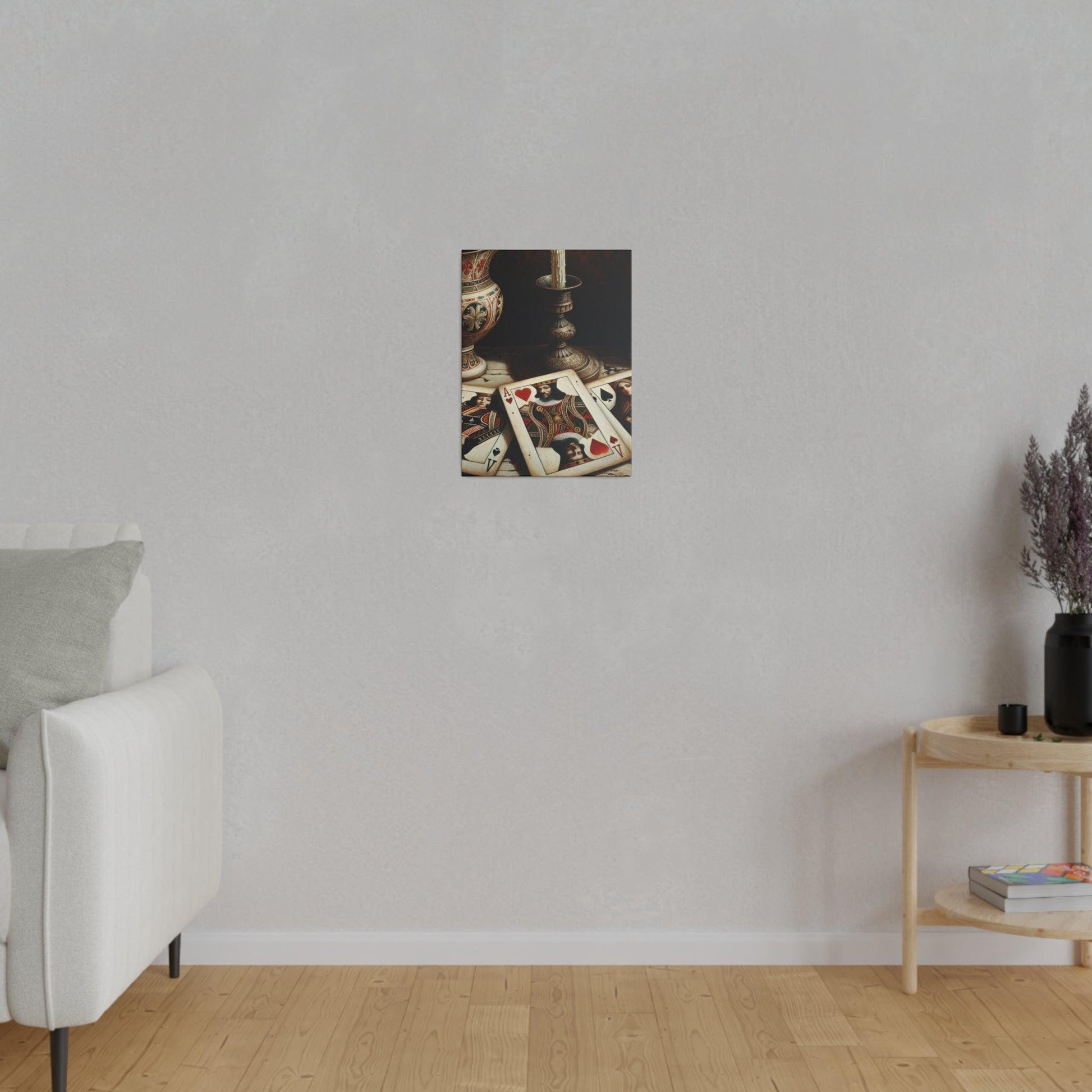 "Deck Deco: Playing Card Inspired Canvas Wall Art" - The Alice Gallery