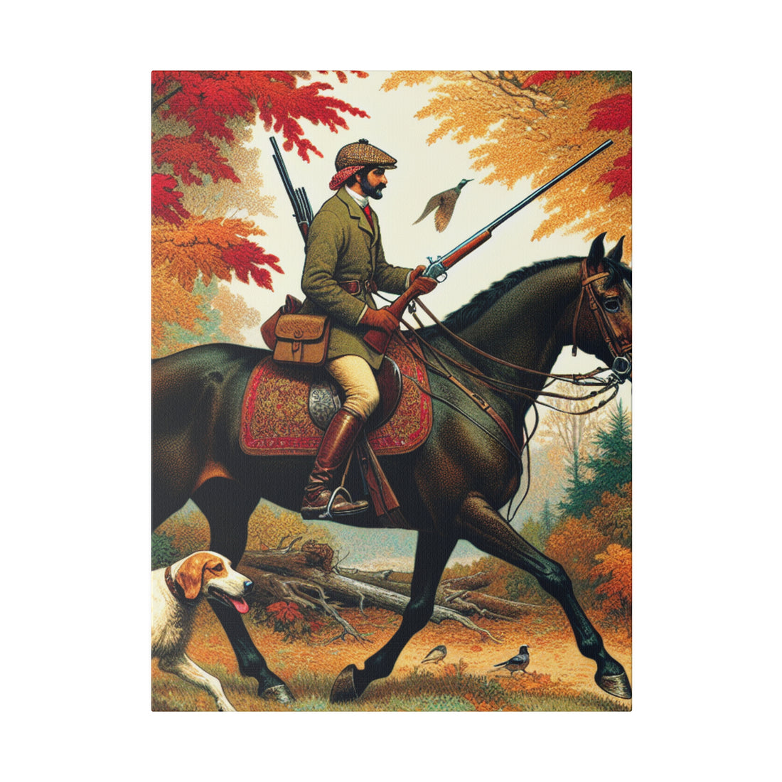"Hunting Harmony: A Collector's Canvas Wall Art"