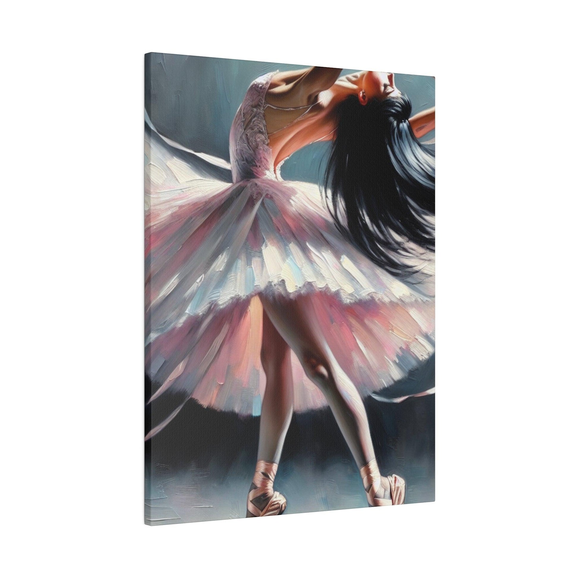 "Ballet Grace: A Ballerina's Poise Canvas Wall Art" - The Alice Gallery