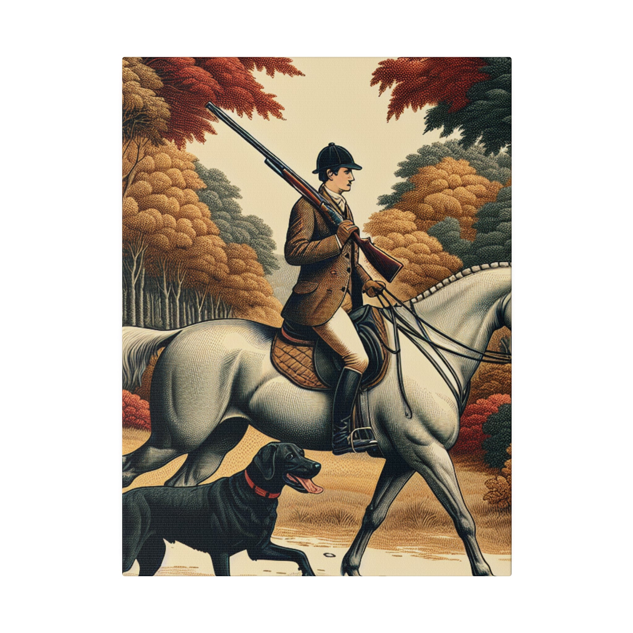 "Hunting Harmony: A Majestic Canvas Wall Art Collection"