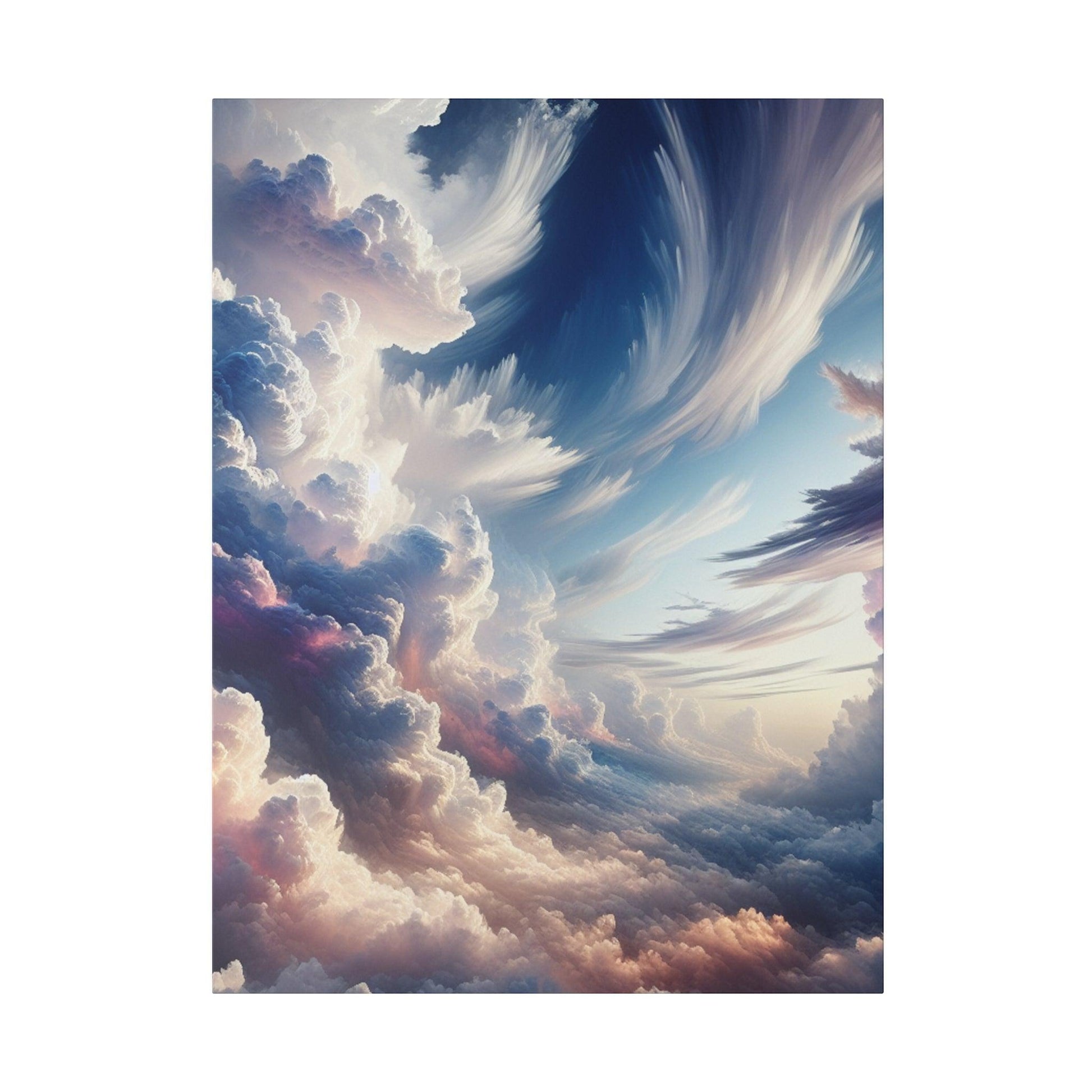 "Whispering Cloud Dreams: A Serene Symphony in Pastel" - The Alice Gallery