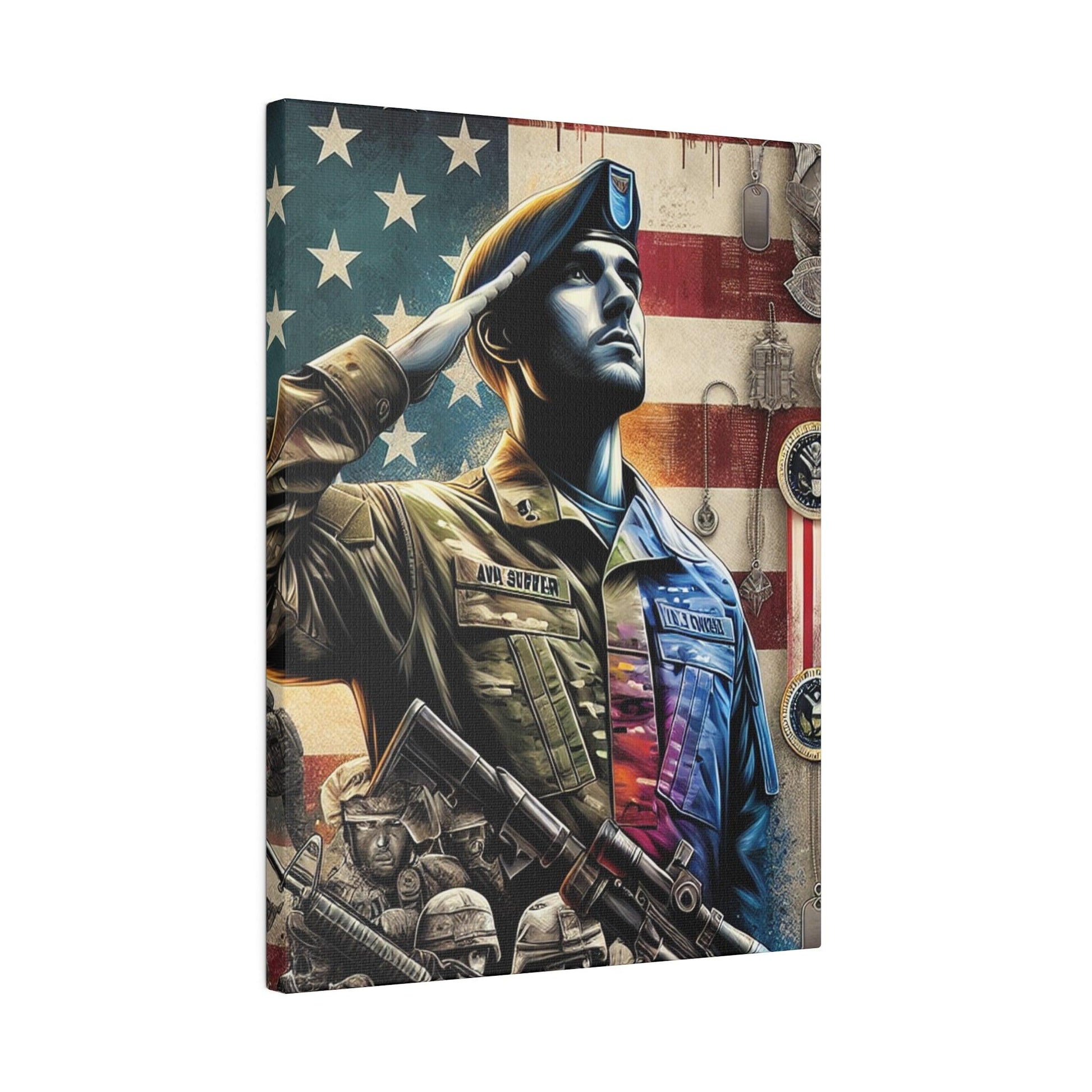 "Military Majesty: Canvas Wall Art" - The Alice Gallery