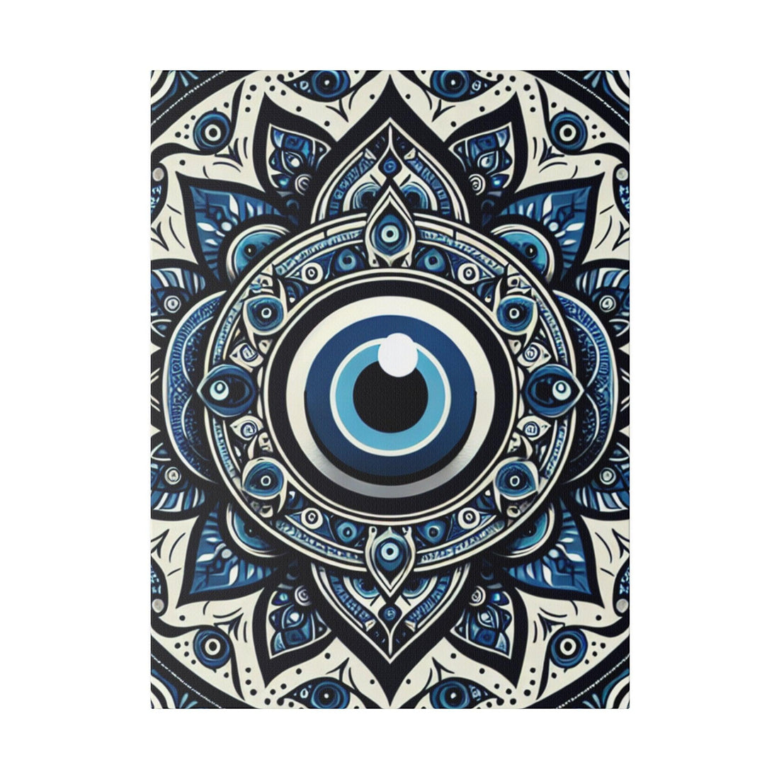 "Visual Chameleon: Evil Eye Hypnosis Canvas Wall Art" - Canvas - The Alice Gallery