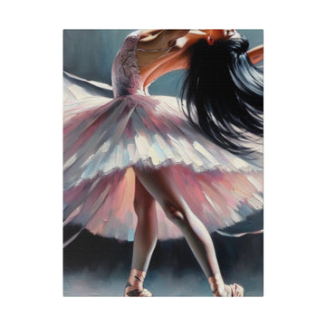 "Ballet Grace: A Ballerina's Poise Canvas Wall Art" - The Alice Gallery