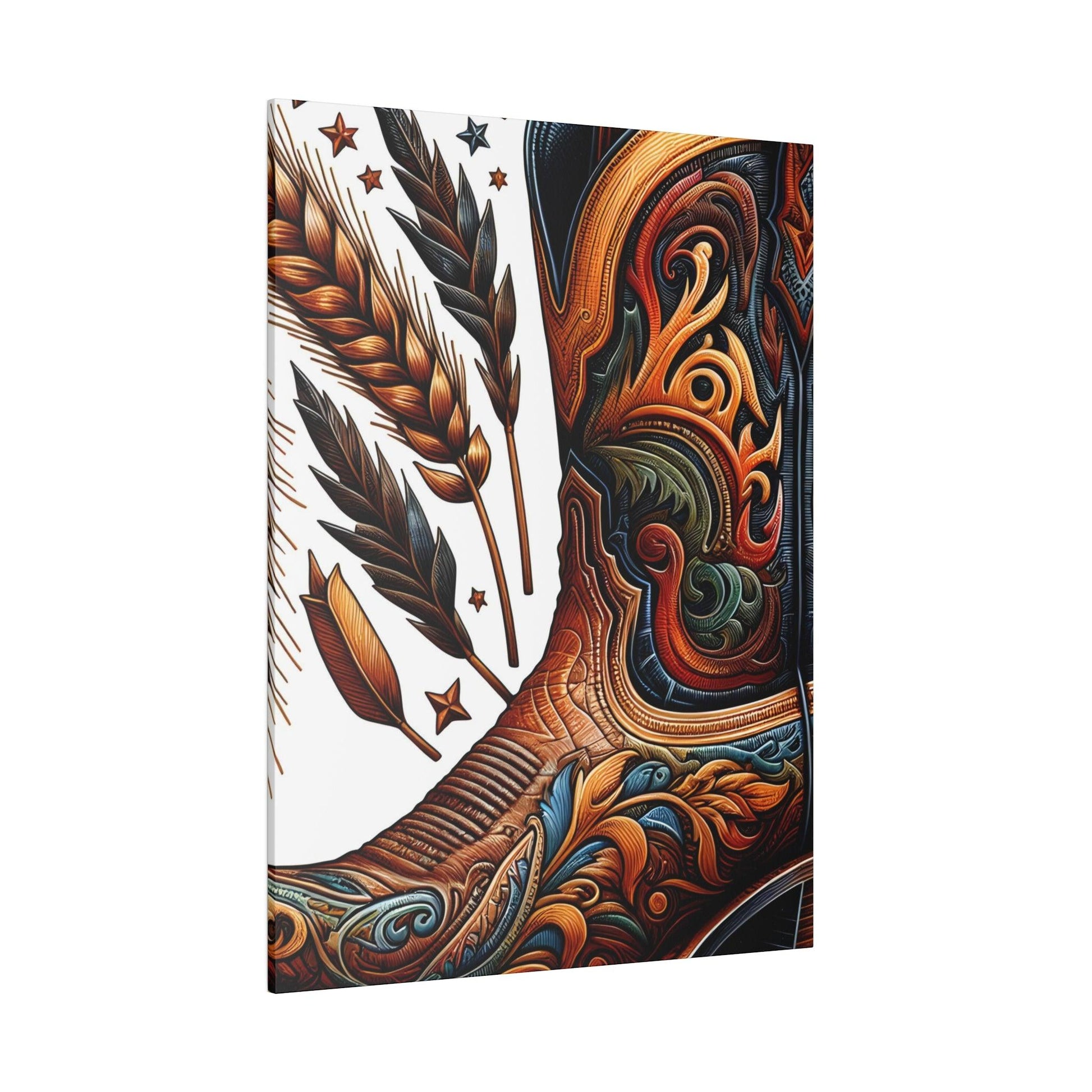 "Western Elegance: The Cowboy Boots Canvas Artistry" - The Alice Gallery