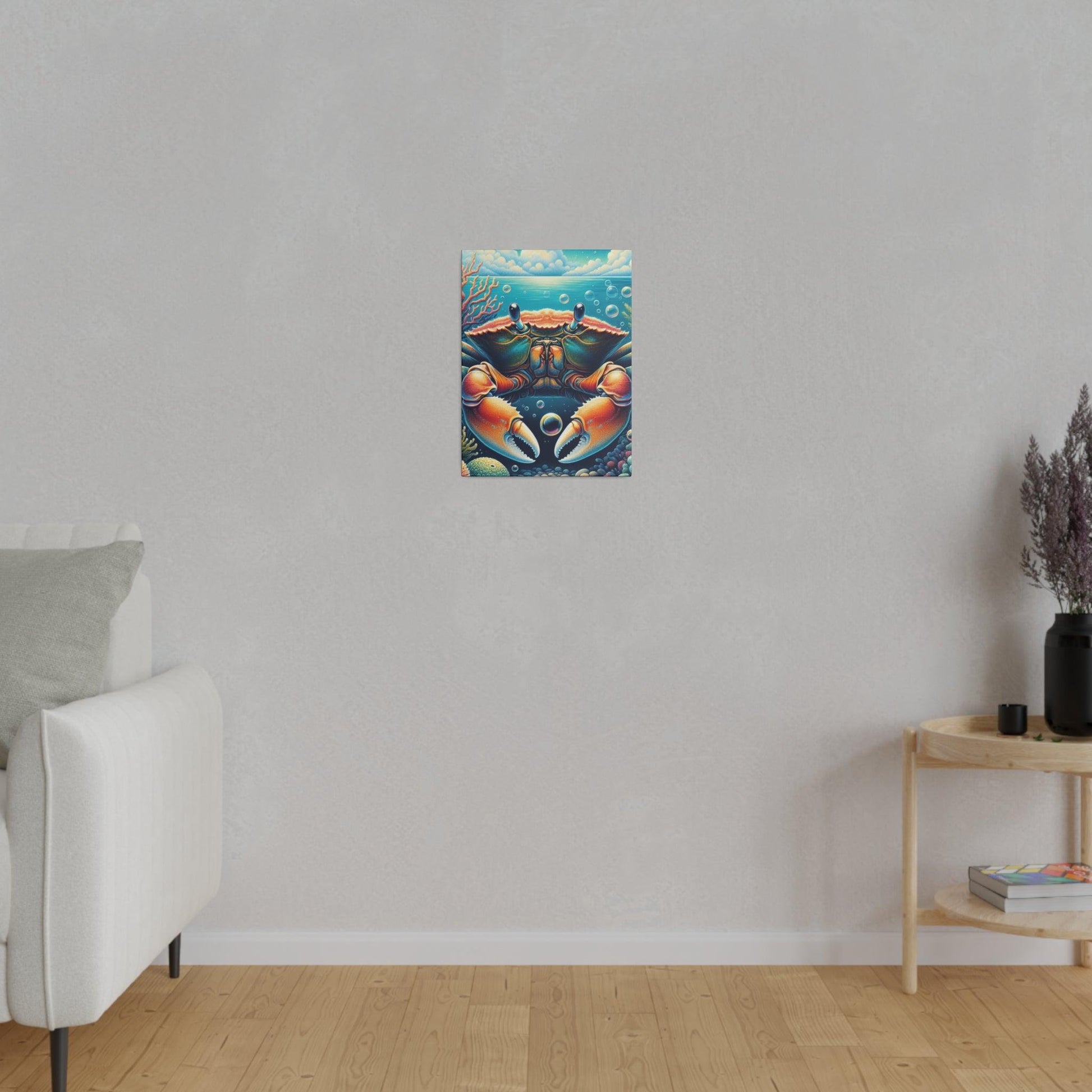 "Crab Nebula Harmony: Canvas Wall Art" - Canvas - The Alice Gallery