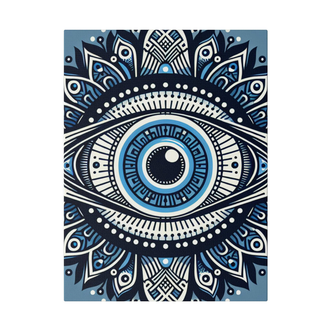"Enchanting Gaze: The Evil Eye Canvas Wall Art Collection" - Canvas - The Alice Gallery