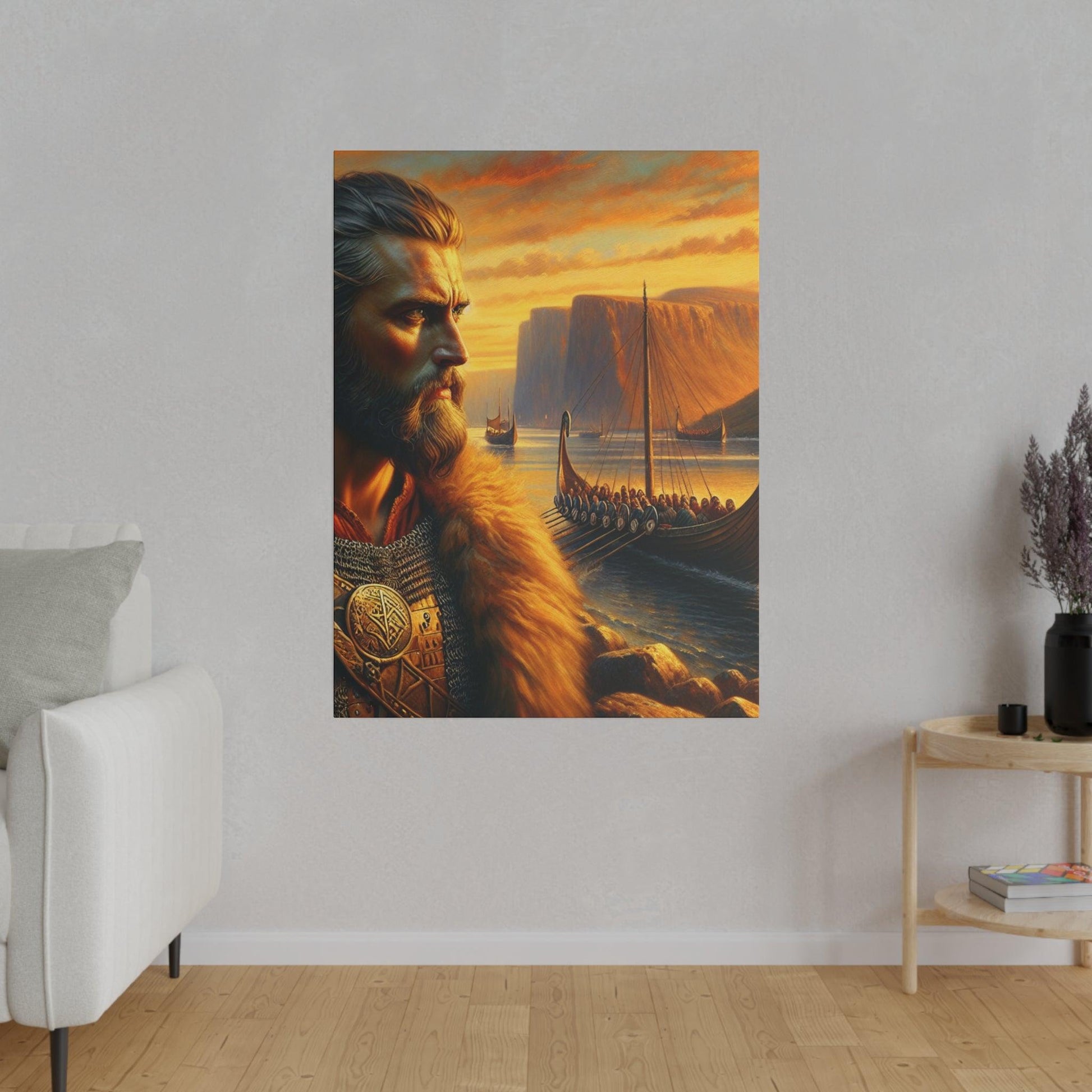 "Viking Voyage - Canvas Wall Art" - The Alice Gallery