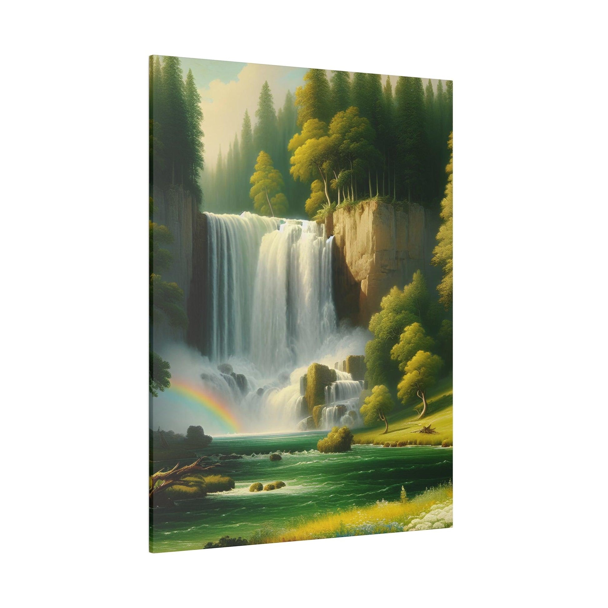 "Waterfall Whispers Canvas Wall Art" - The Alice Gallery