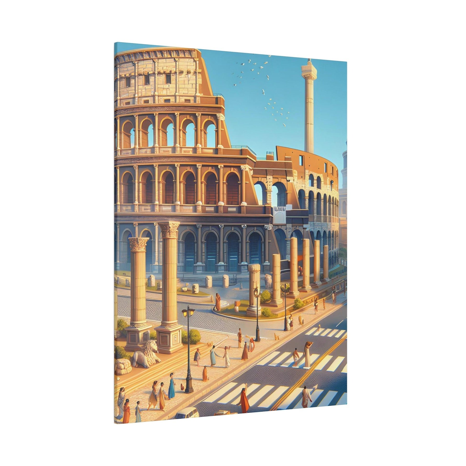 "Roman Elegance: Captivating Rome Canvas Wall Art" - The Alice Gallery