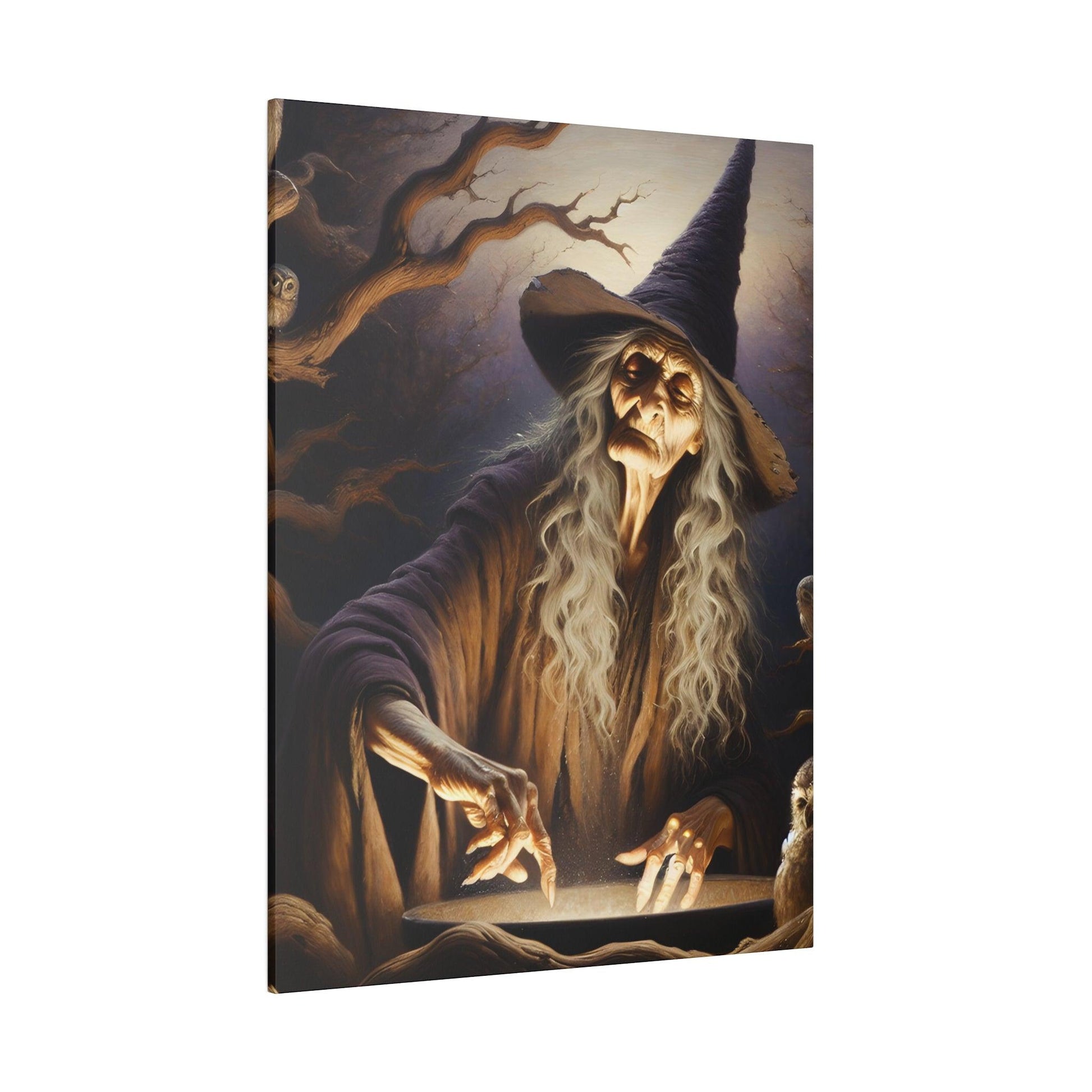 "WitchAura: Enchanting Canvas Wall Art" - The Alice Gallery