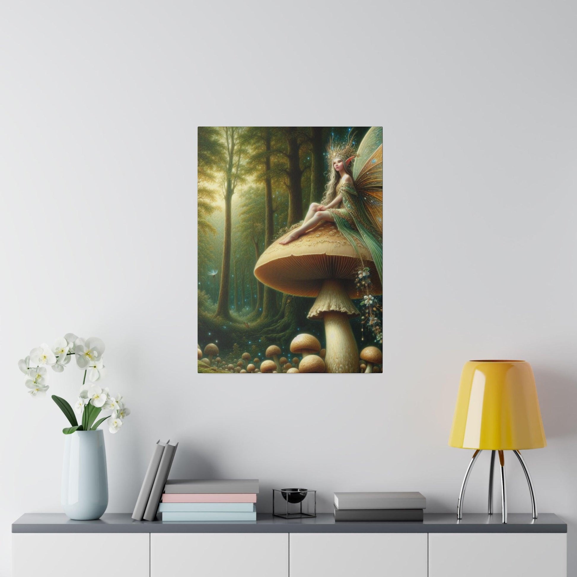 "Enchanted Fairy Whispers Canvas Wall Art" - The Alice Gallery