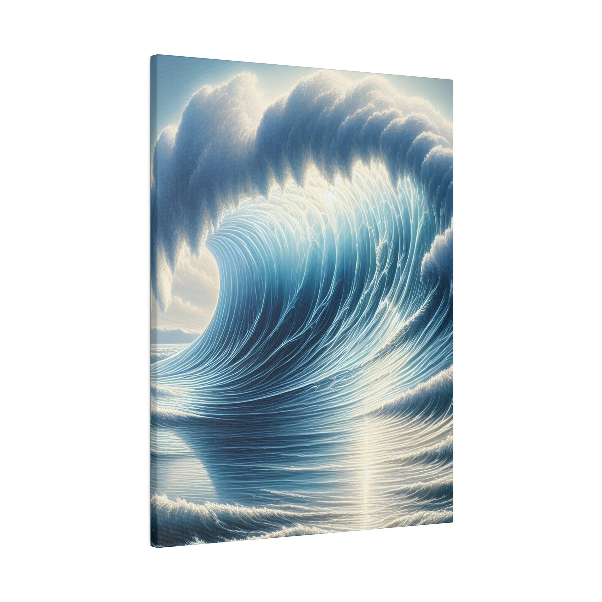 "AquaMaster - Symphony of the Waves Canvas Wall Art" - The Alice Gallery