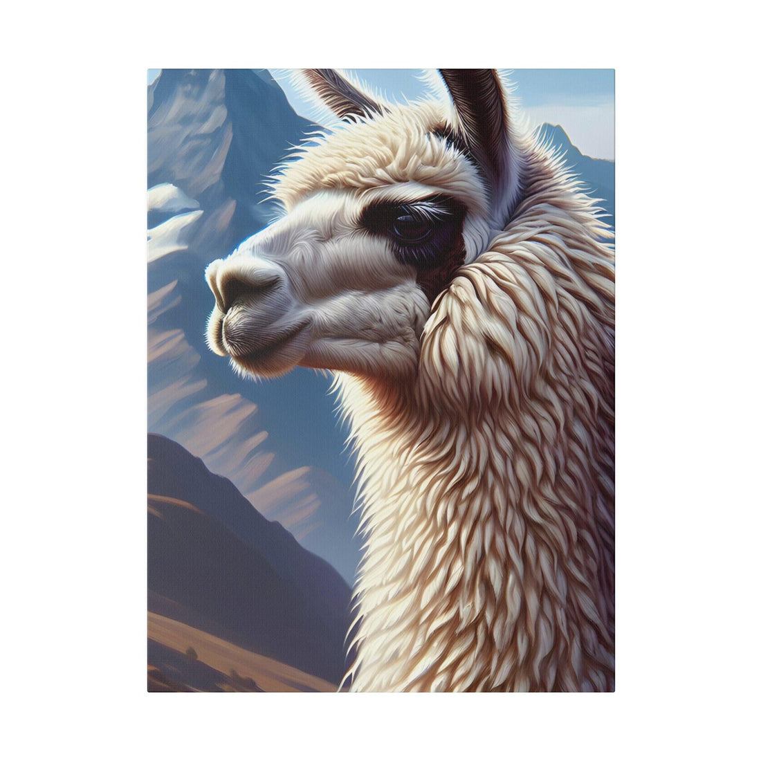 "Llama Panorama: Exquisite Canvas Wall Art" - The Alice Gallery