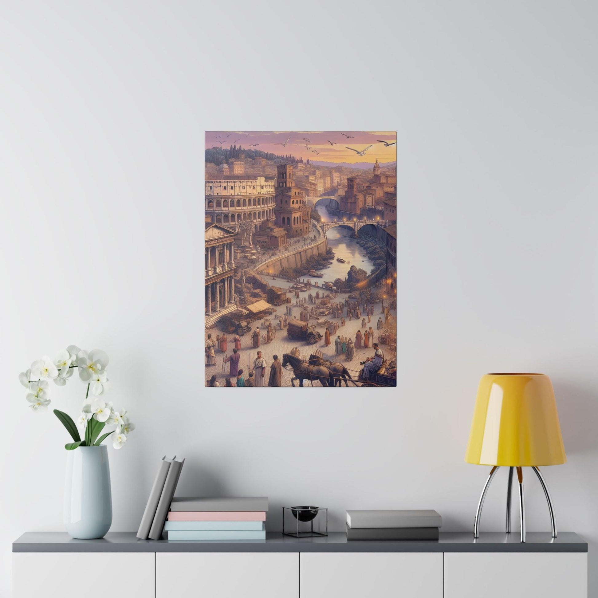 "Rome Reverie: Canvas Wall Art Tales" - The Alice Gallery