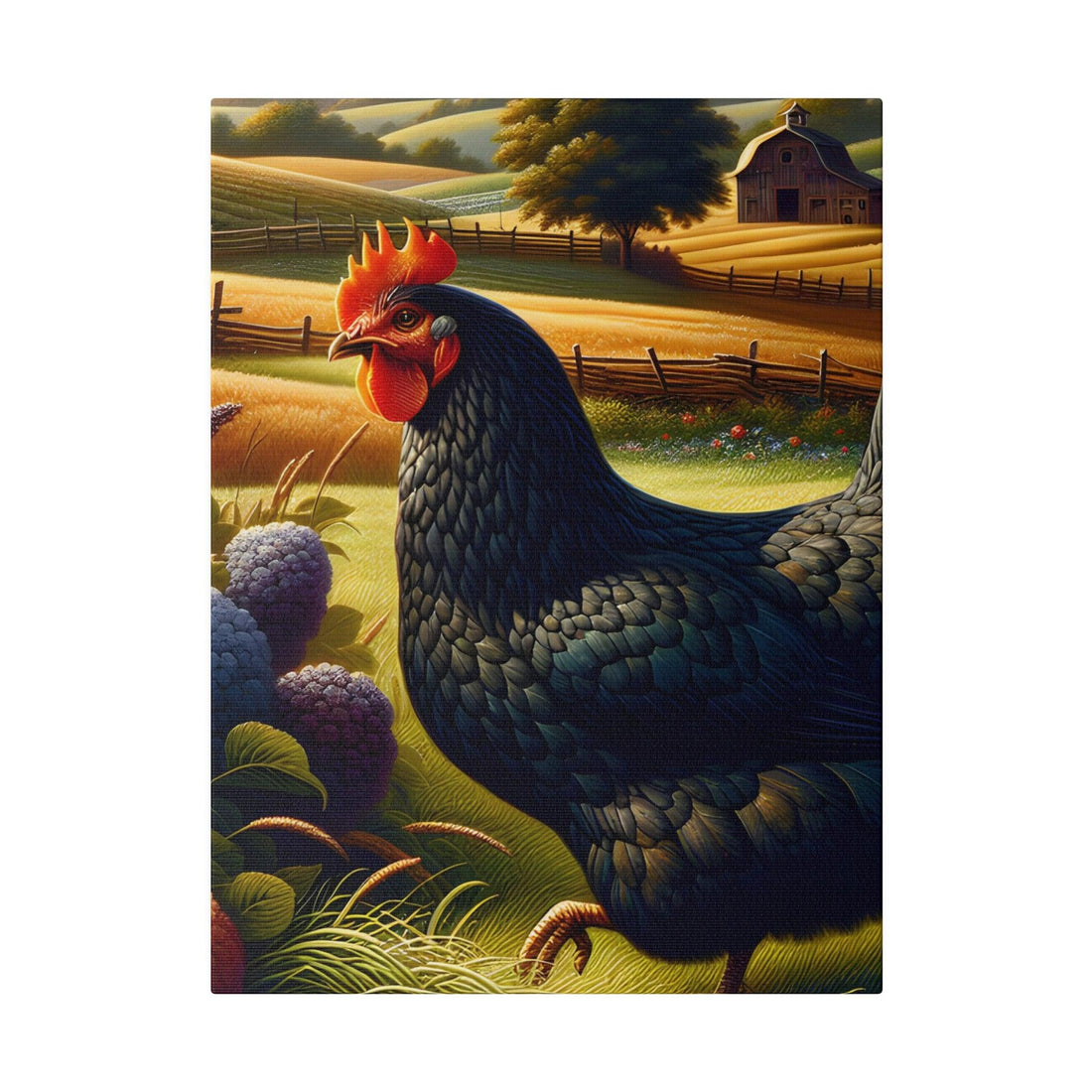 "Chick-Spirations: Inspiring Chicken Canvas Wall Art" - The Alice Gallery
