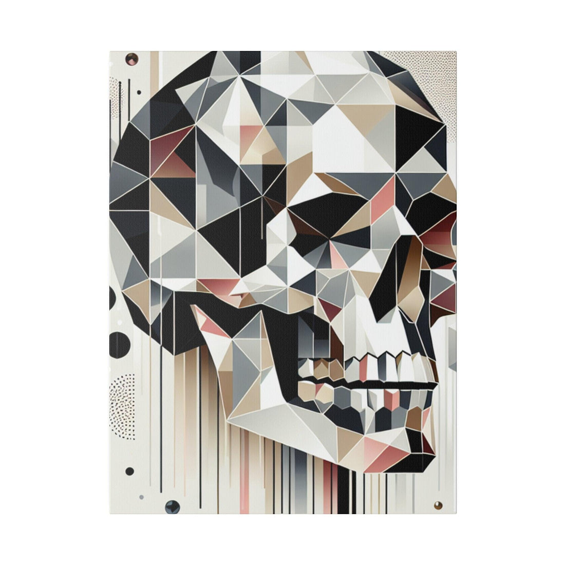 "Skull Impressions: Captivating Canvas Wall Art" - The Alice Gallery