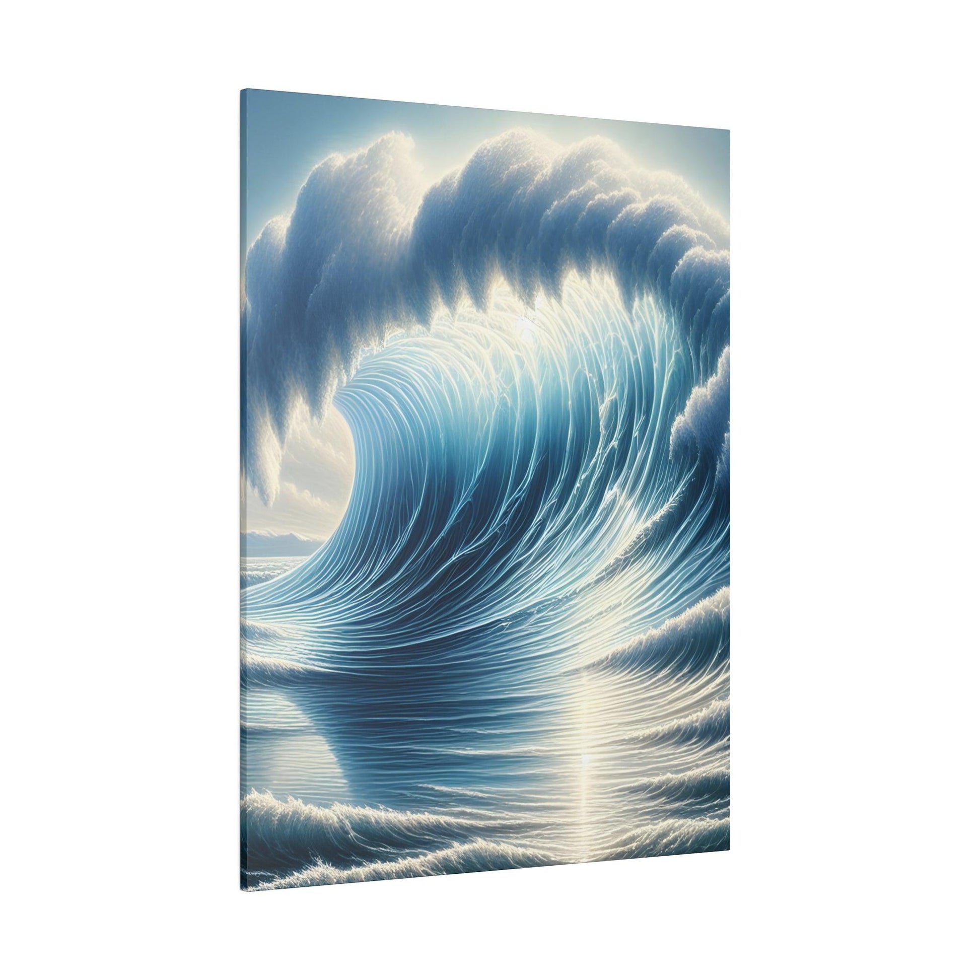 "AquaMaster - Symphony of the Waves Canvas Wall Art" - The Alice Gallery