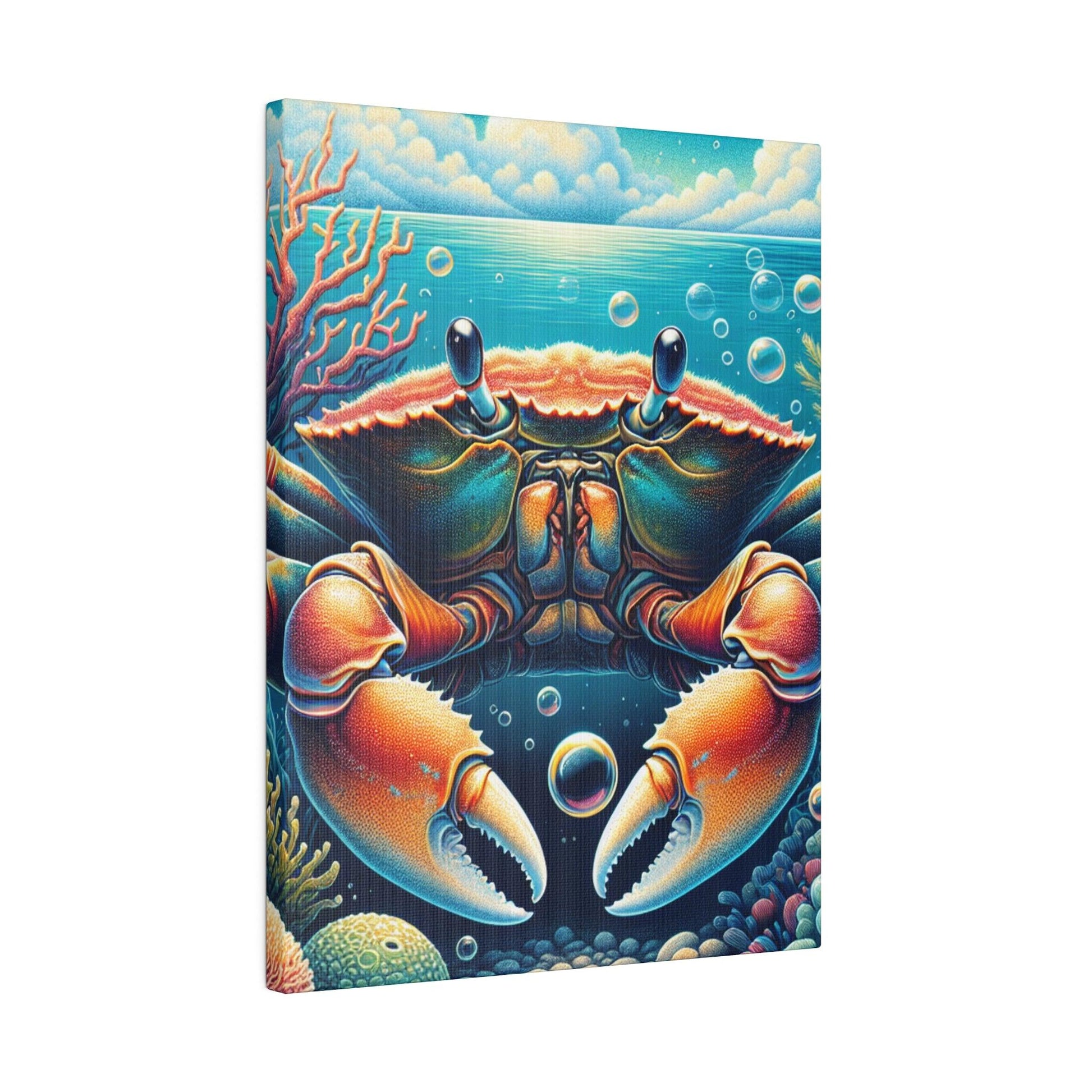 "Crab Nebula Harmony: Canvas Wall Art" - Canvas - The Alice Gallery
