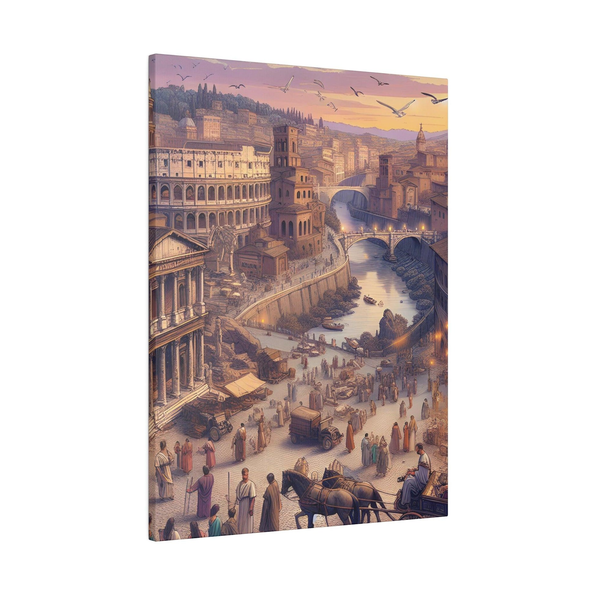 "Rome Reverie: Canvas Wall Art Tales" - The Alice Gallery