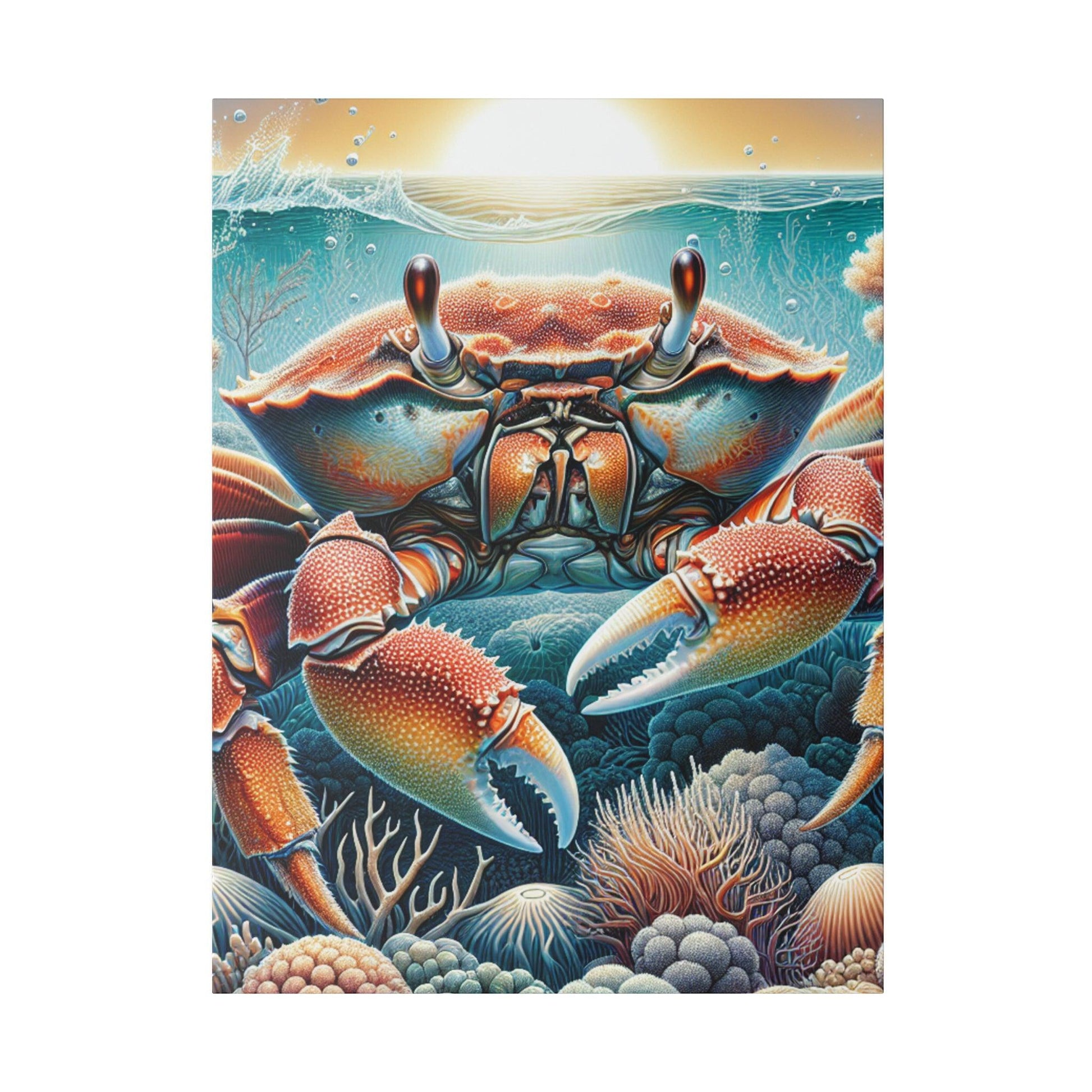 "Crab Cove Creations: Canvas Wall Art" - Canvas - The Alice Gallery