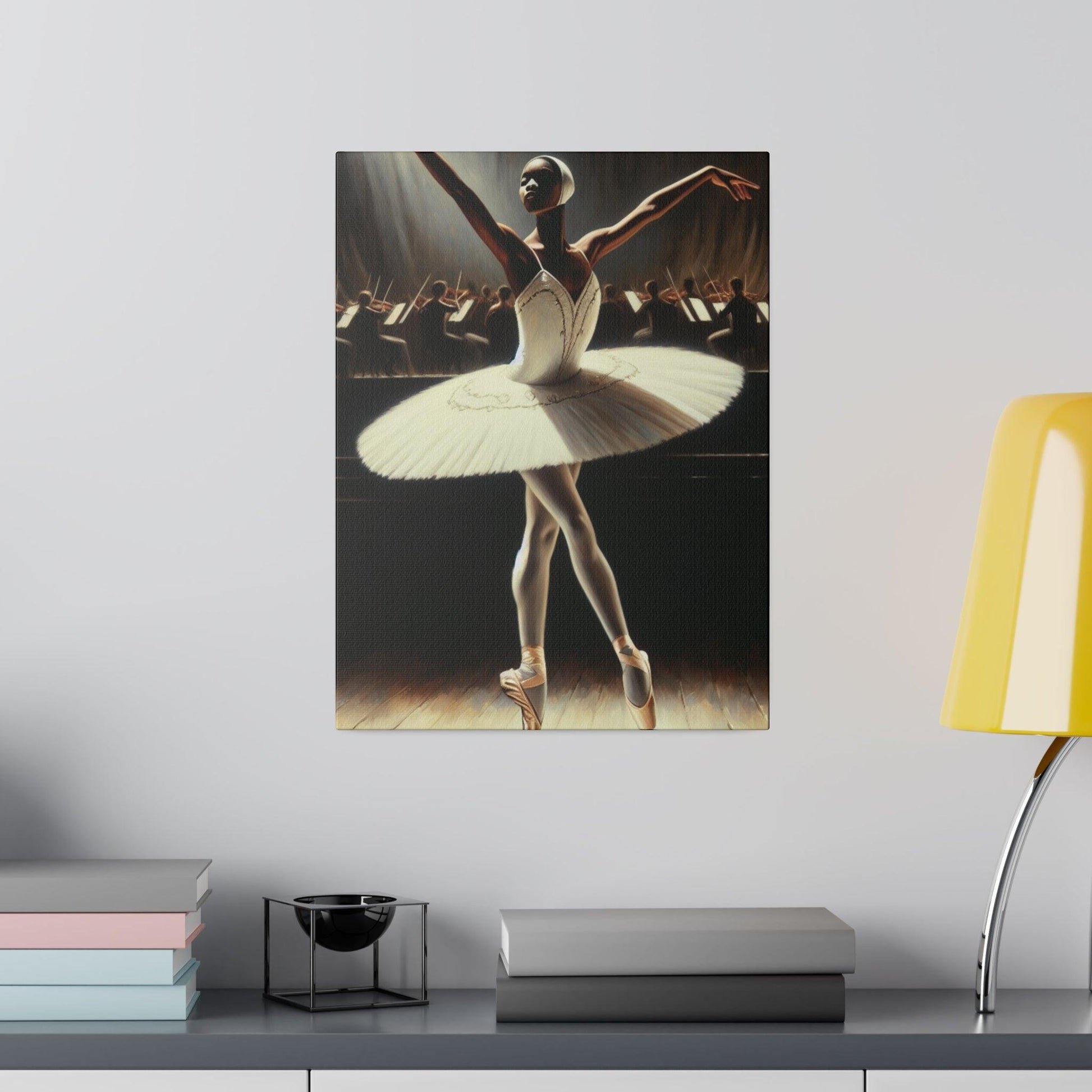 "Ballerina Grace Elegance: Canvas Wall Art" - The Alice Gallery